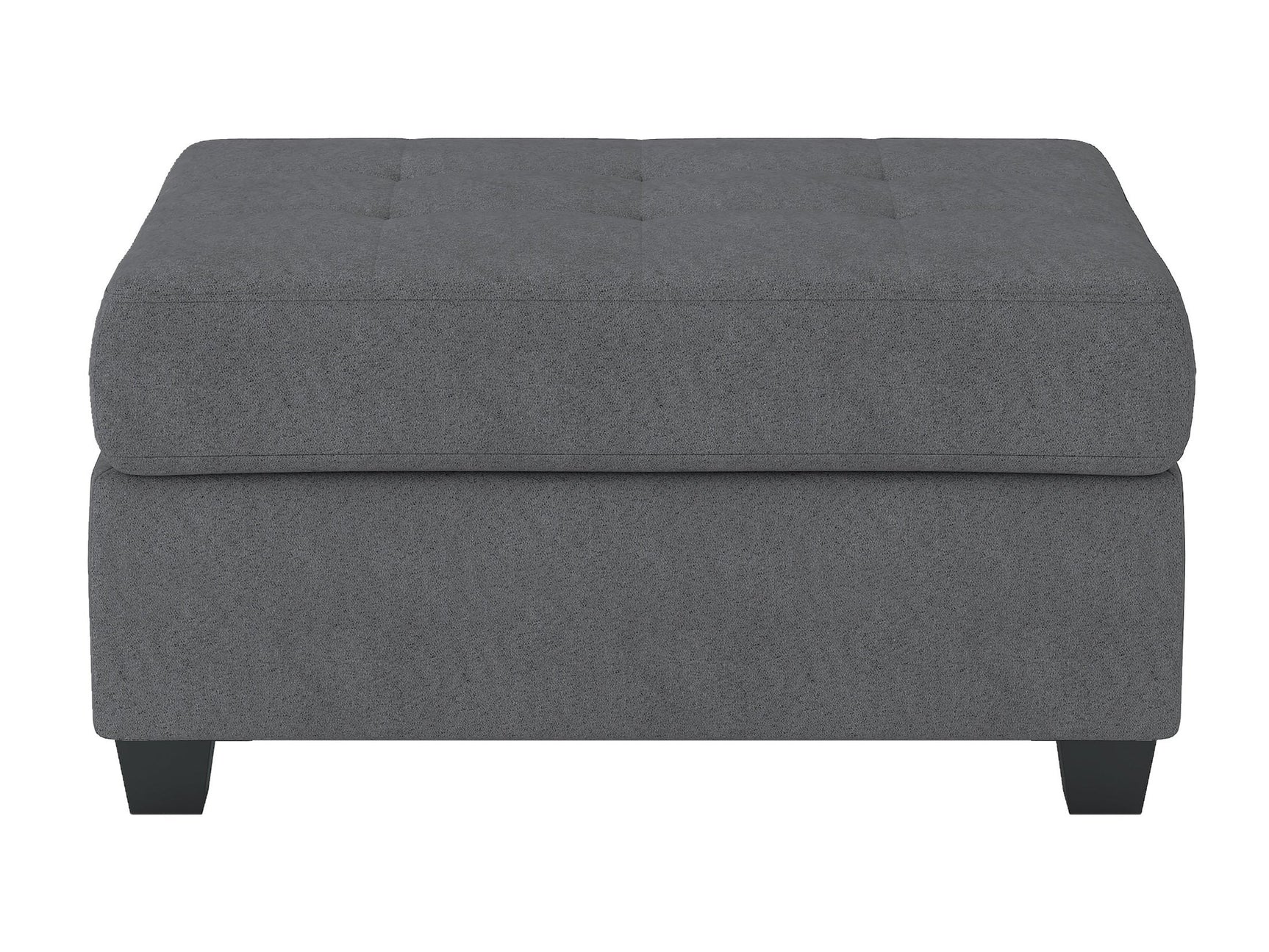 Maston Dark Gray Ottoman - Ornate Home
