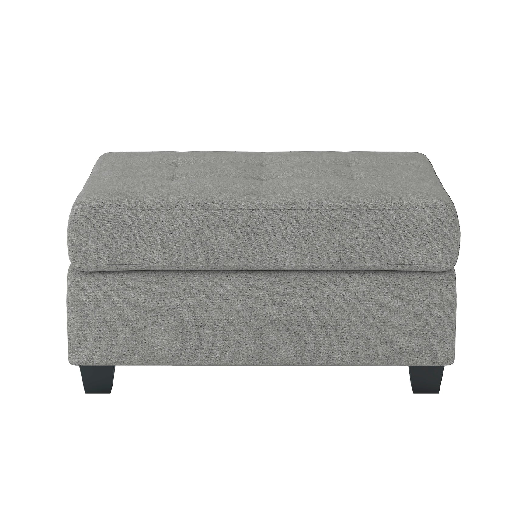 Maston Gray 3-Piece Reversible Sectionals & Storage Ottoman - Ornate Home