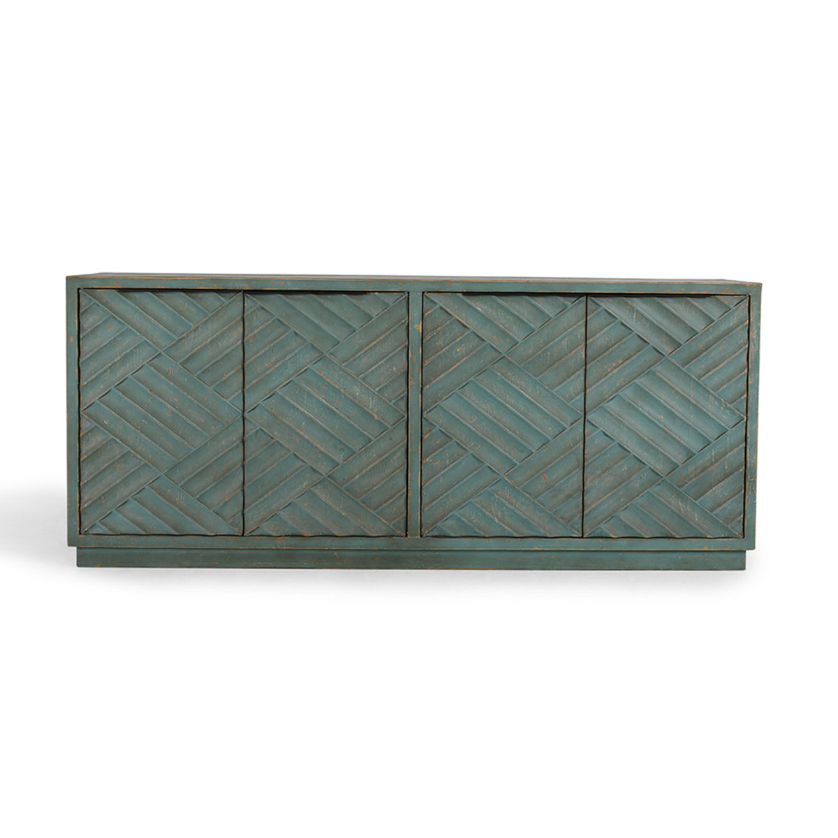 Mateo Antique Blue Sideboard - Ornate Home