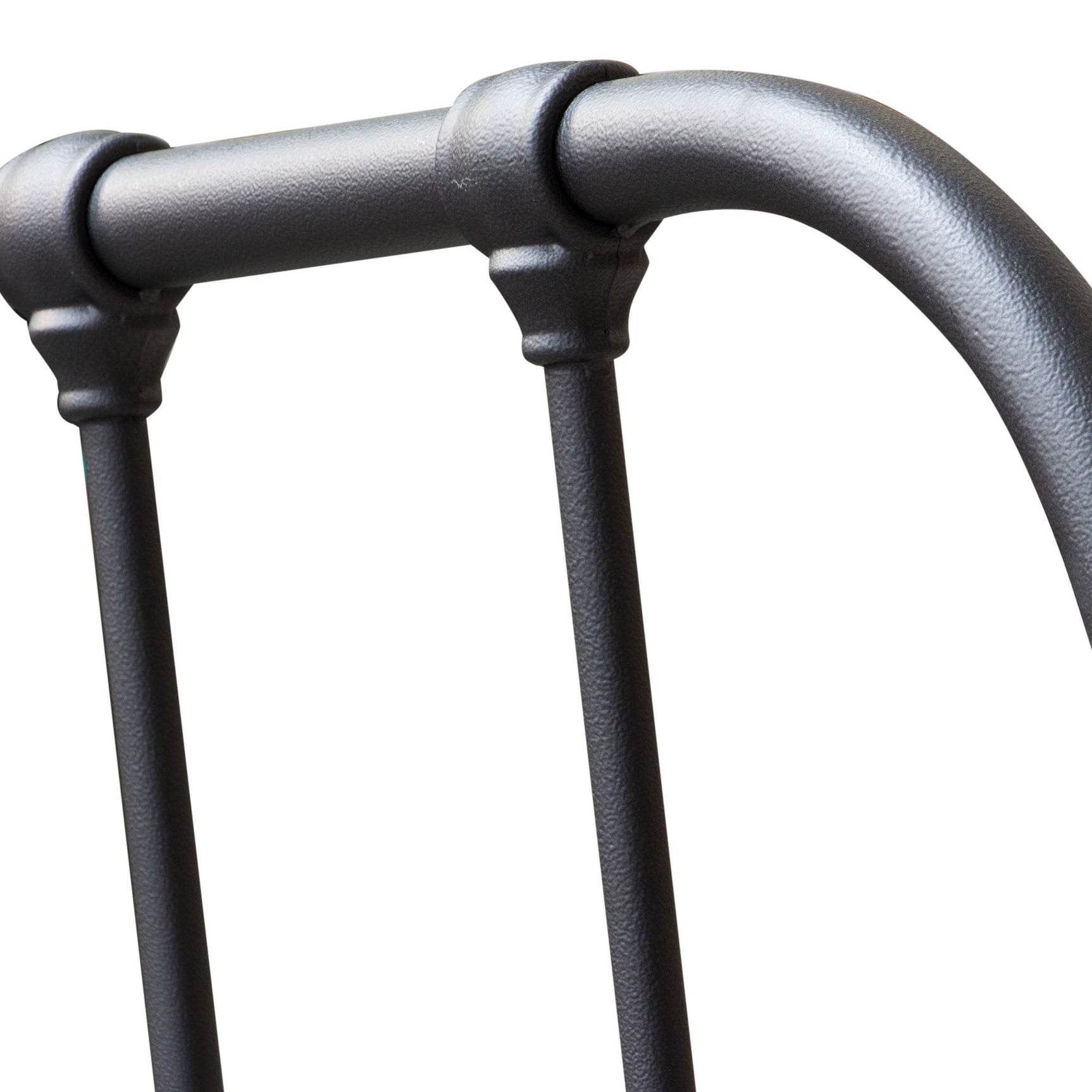 Mateo Rust Brown Metal Queen Bed - Ornate Home