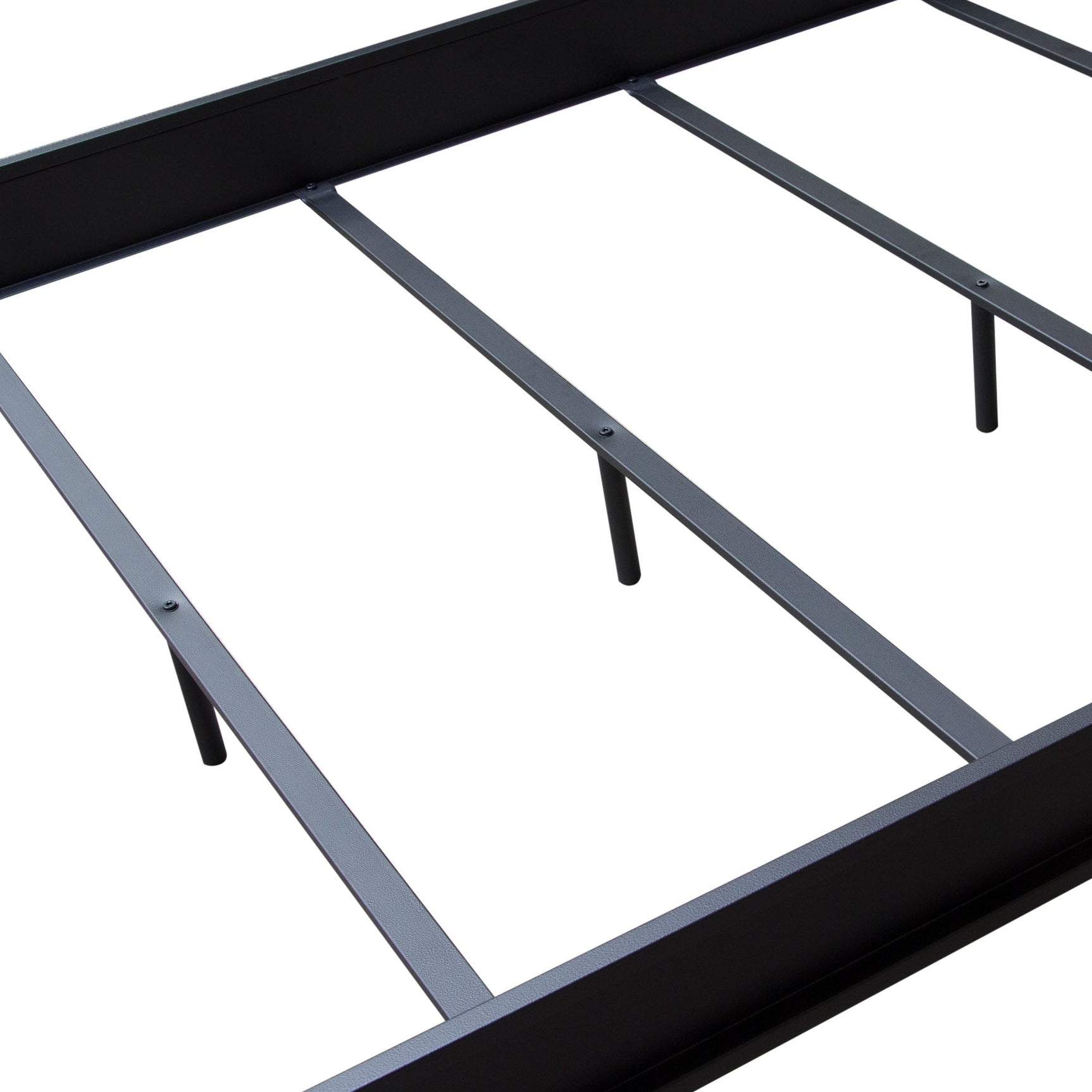 Mateo Rust Brown Metal Queen Bed - Ornate Home