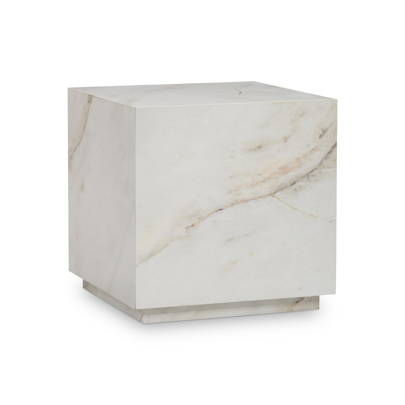 Matera Warm Shale Outdoor Side Table - Ornate Home