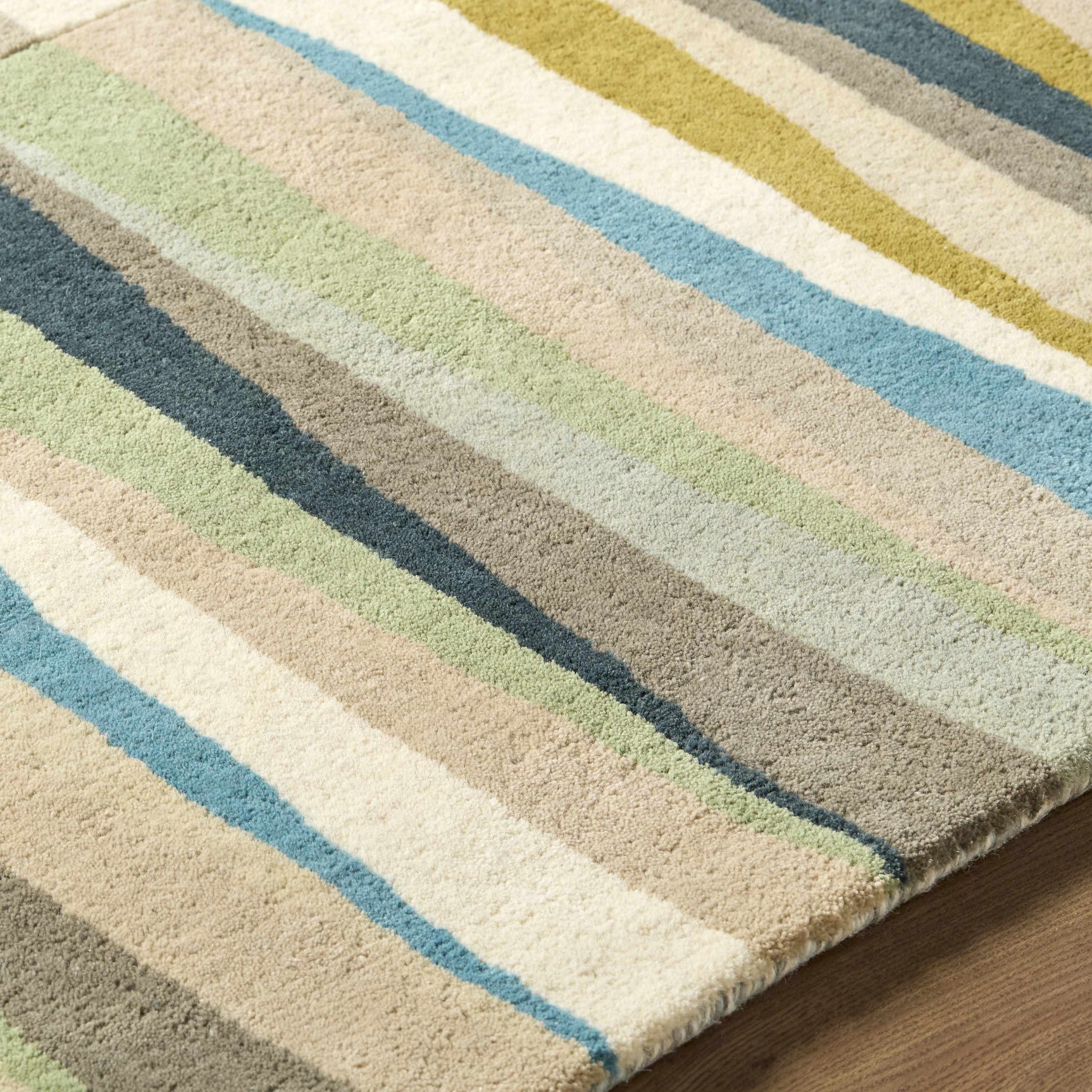 Mathiston Geometric Triangles Wool Rug - Ornate Home