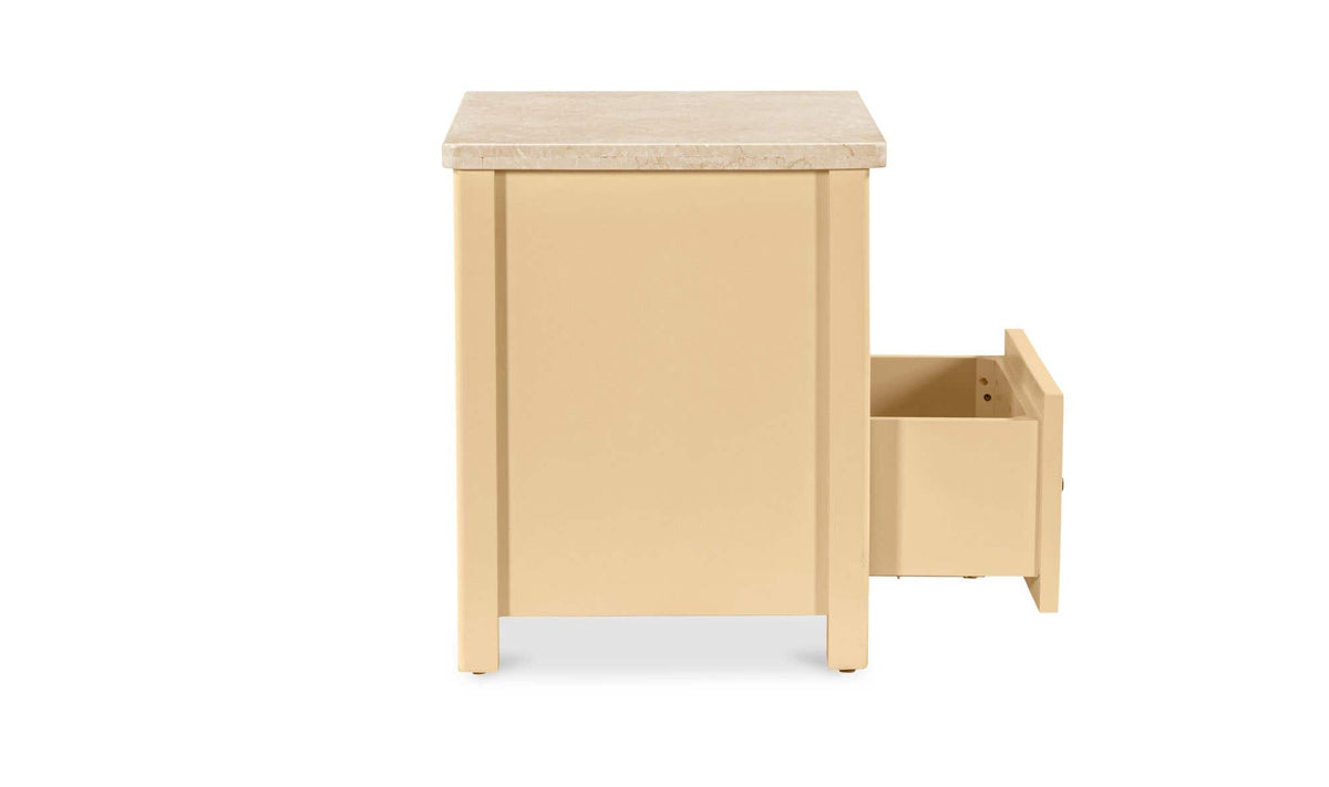 Matilda Butter Yellow Nightstand - Ornate Home