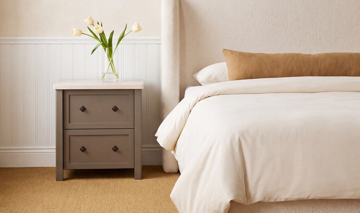 Matilda Dark Olive Nightstand - Ornate Home