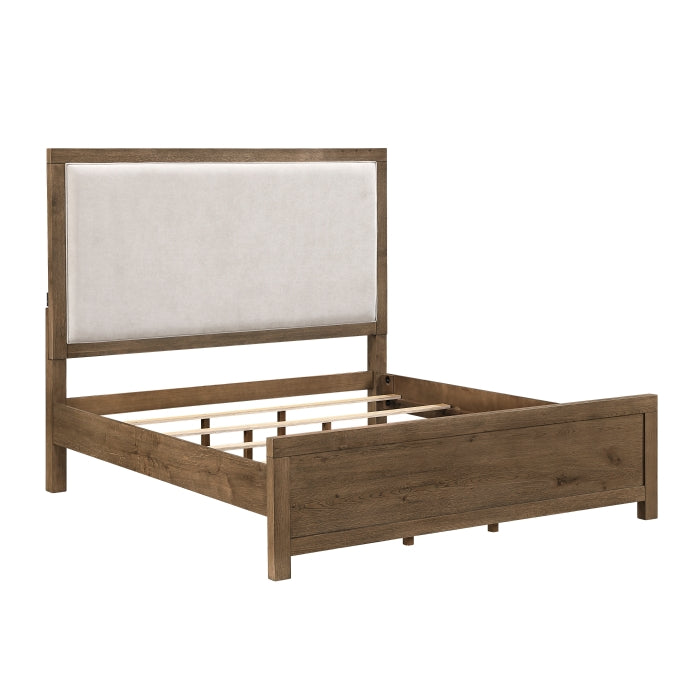 Matisse Beige 5pc Bedroom Set - Ornate Home