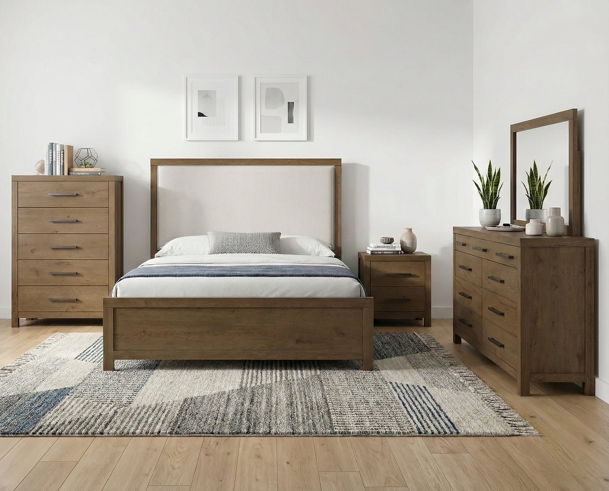 Matisse Brown Eastern King Bed - Ornate Home