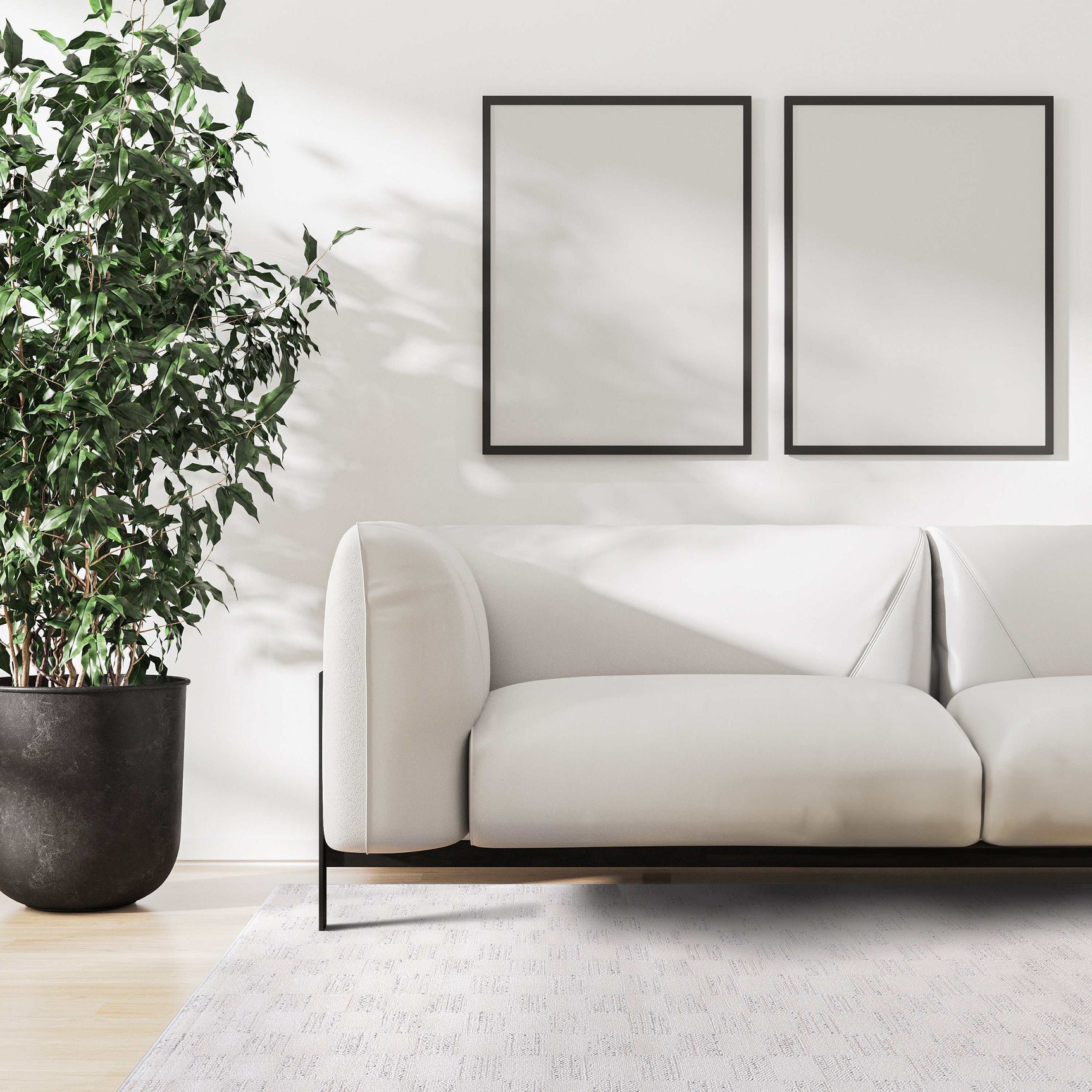 Matisse Woven Non-Slip Indoor Checkered Area Rug - Ornate Home