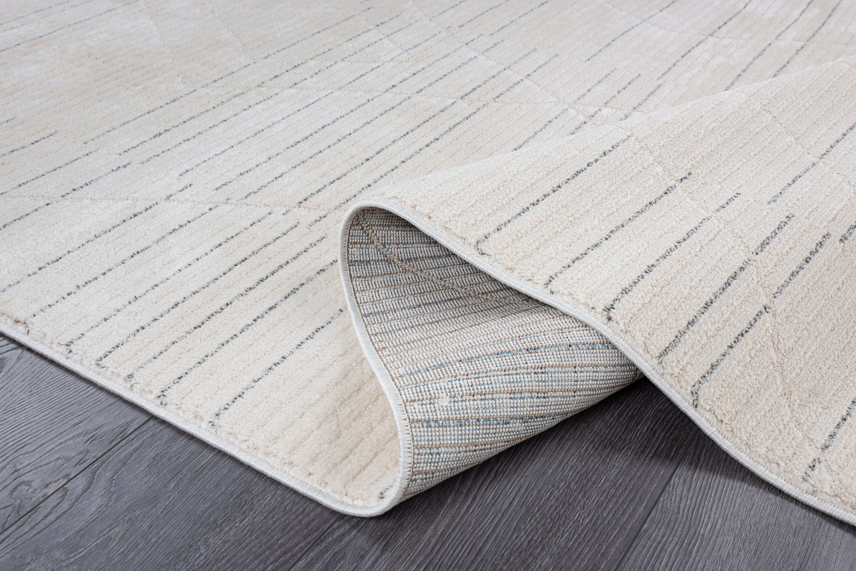 Matisse Woven Non-Slip Indoor Linear Geo Area Rug - Ornate Home