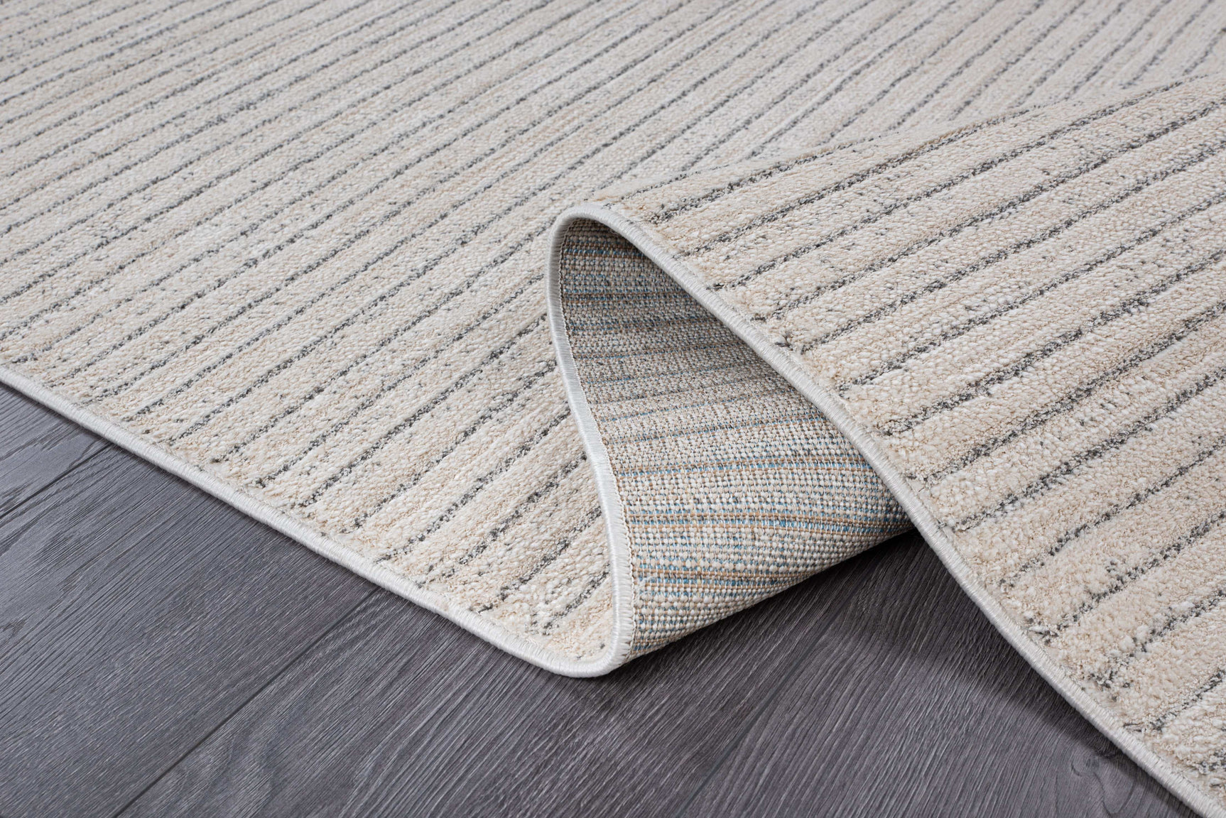 Matisse Woven Non-Slip Indoor Thin Stripe Area Rug - Ornate Home