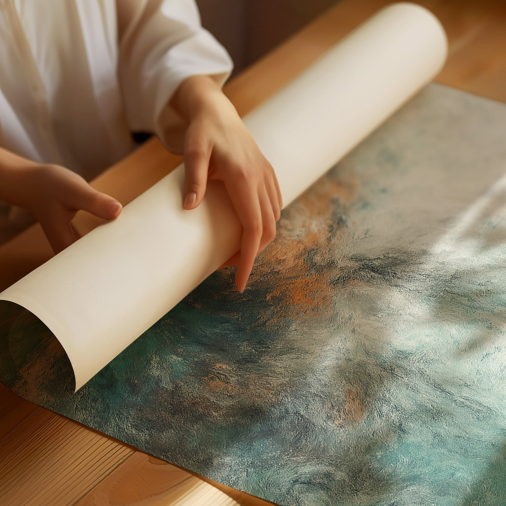 Ethereal Abstract Cloudscape Wall Art