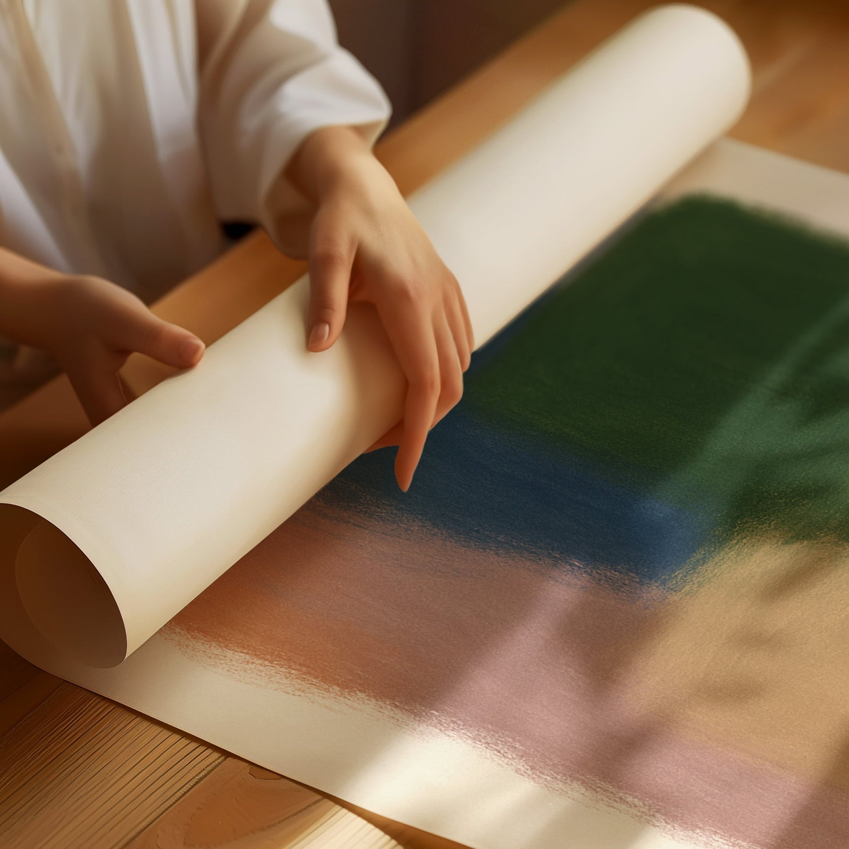 Elegant Abstract Pastel Art Print