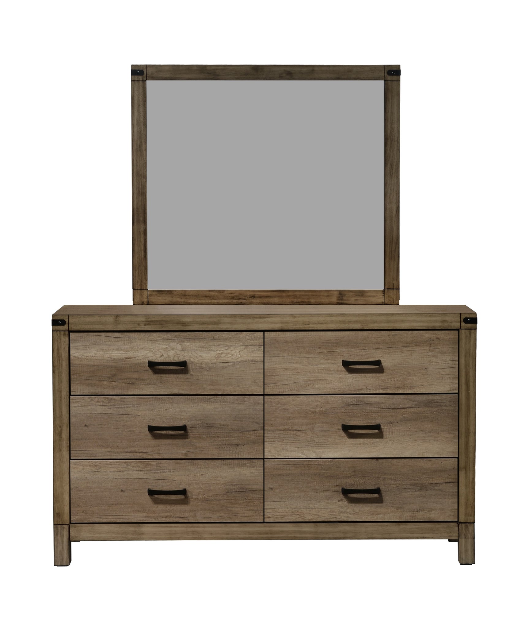Matteo Weathered Gray Panel Bedroom Set - Ornate Home