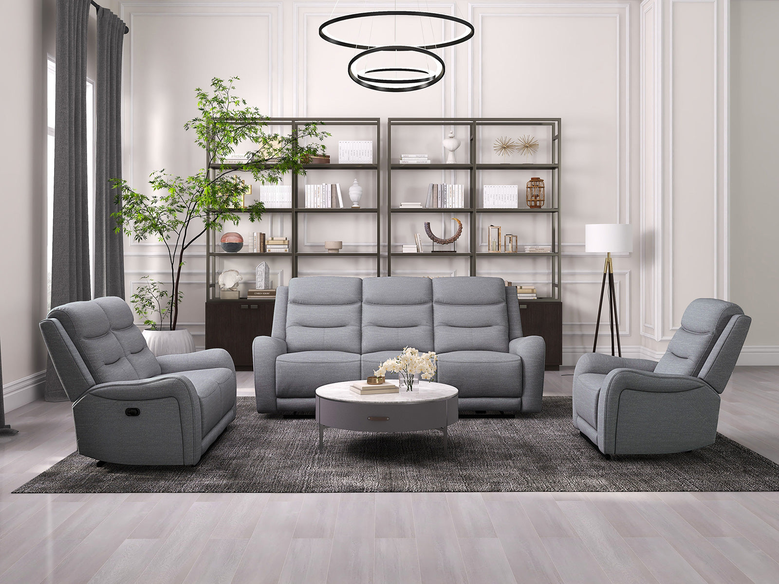 Matthias Gray Sofa - Ornate Home