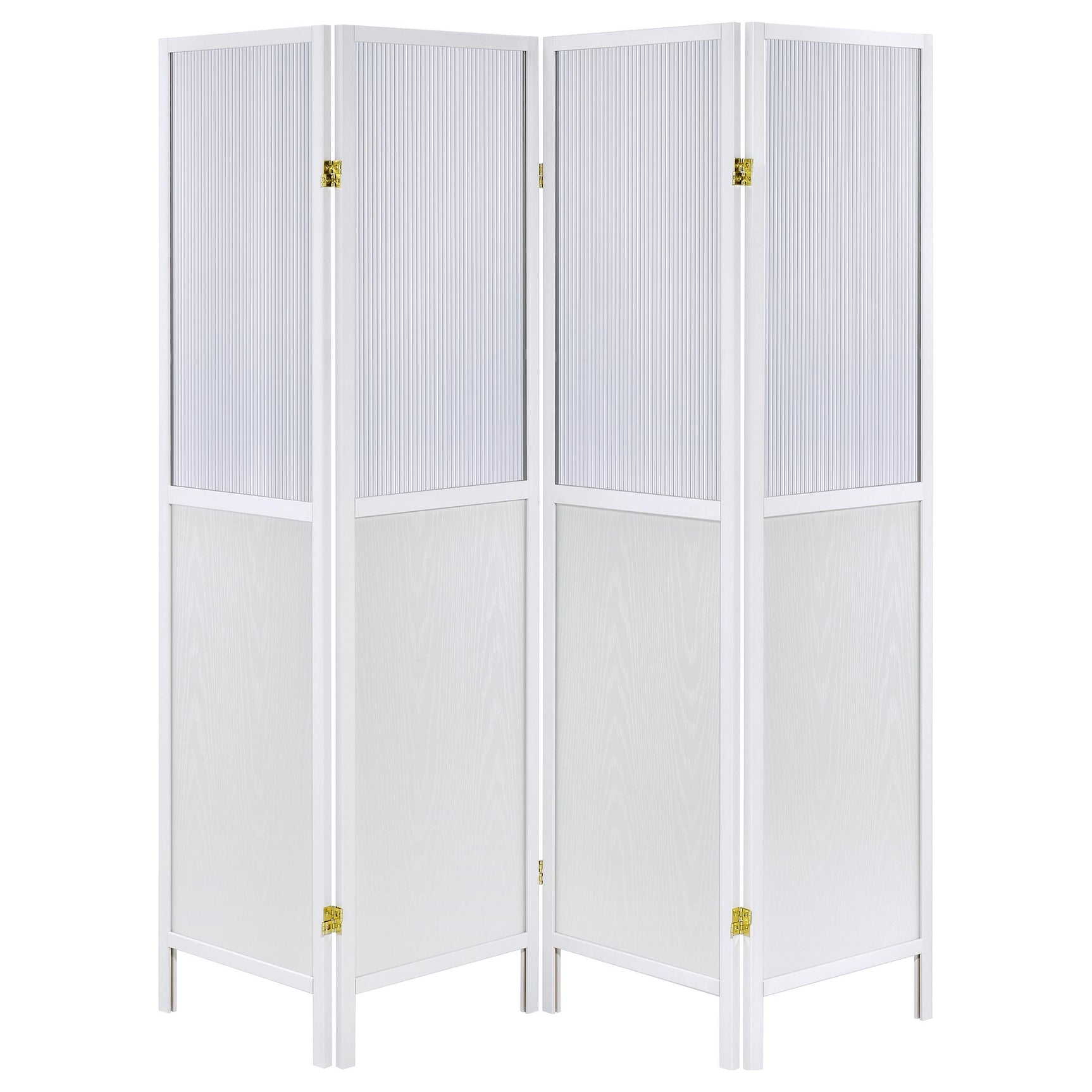 Mattison White Room Divider - Ornate Home