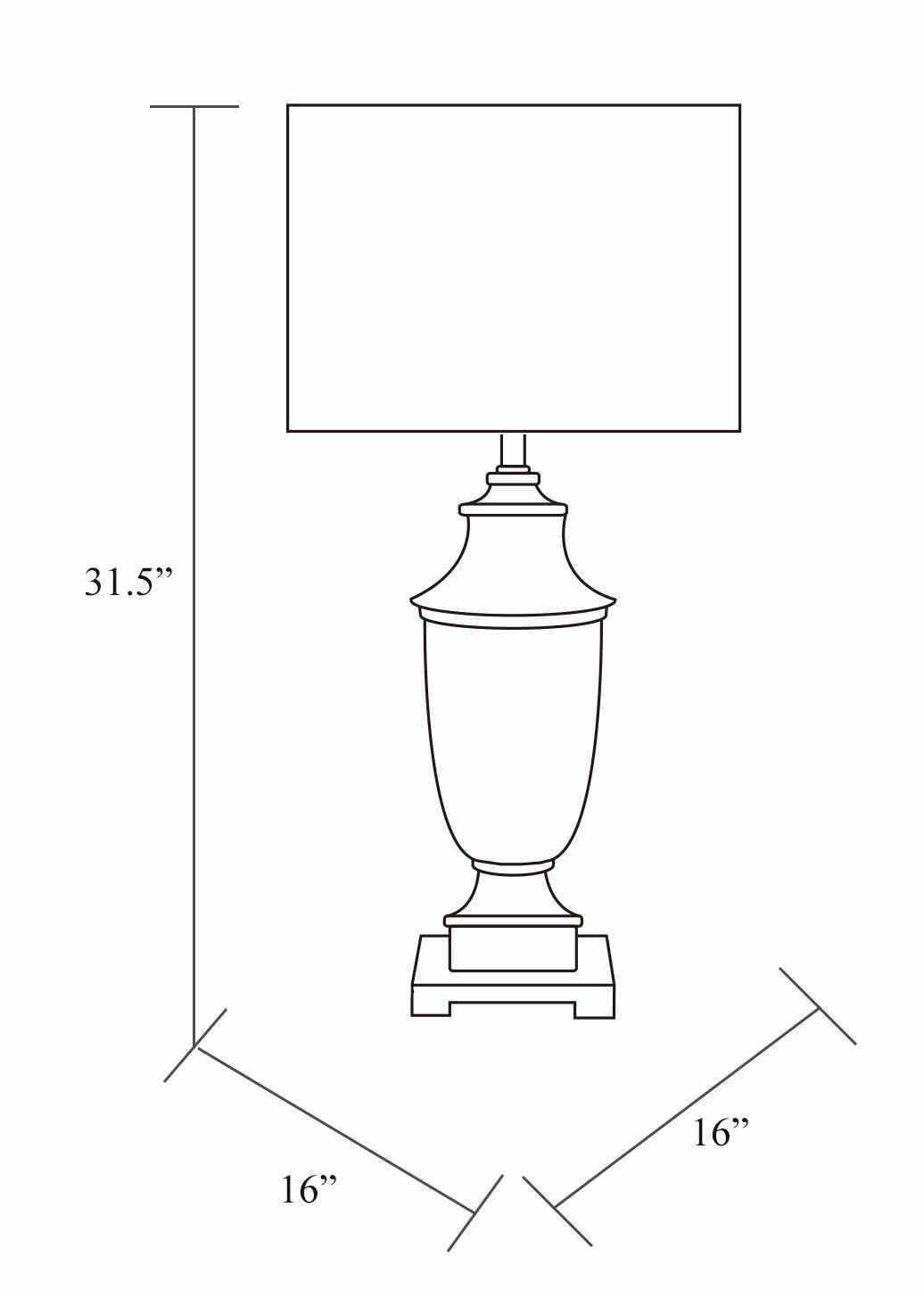 Matungao Table Lamp - Clearance - Ornate Home