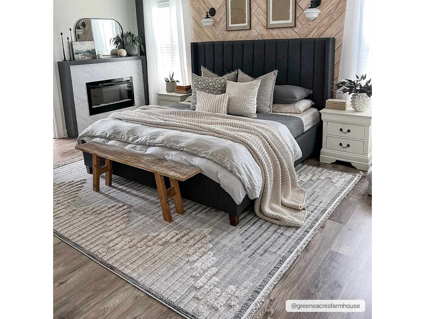 Maulawin Cream High-Low Area Rug - Ornate Home