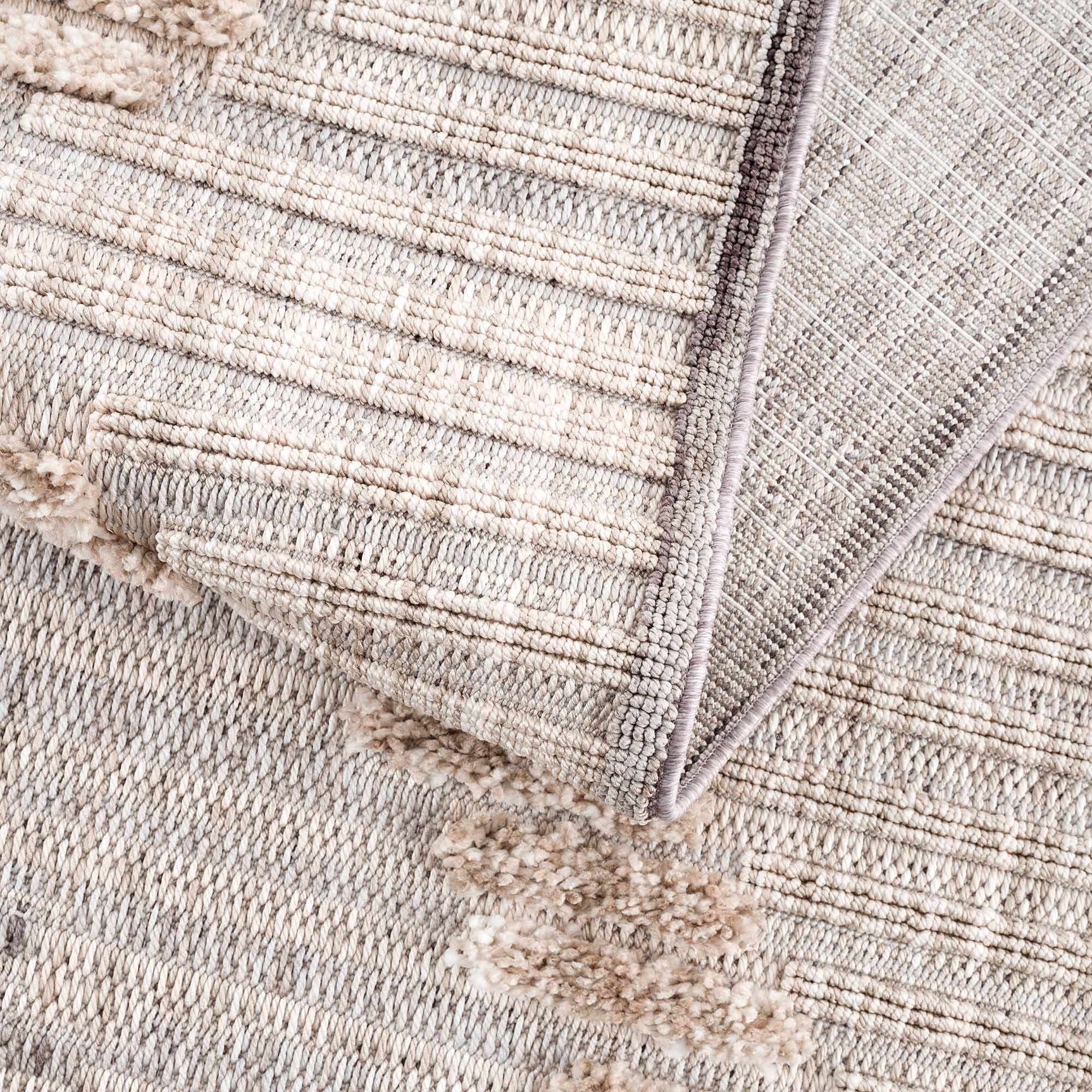 Maulawin Cream High-Low Area Rug - Ornate Home