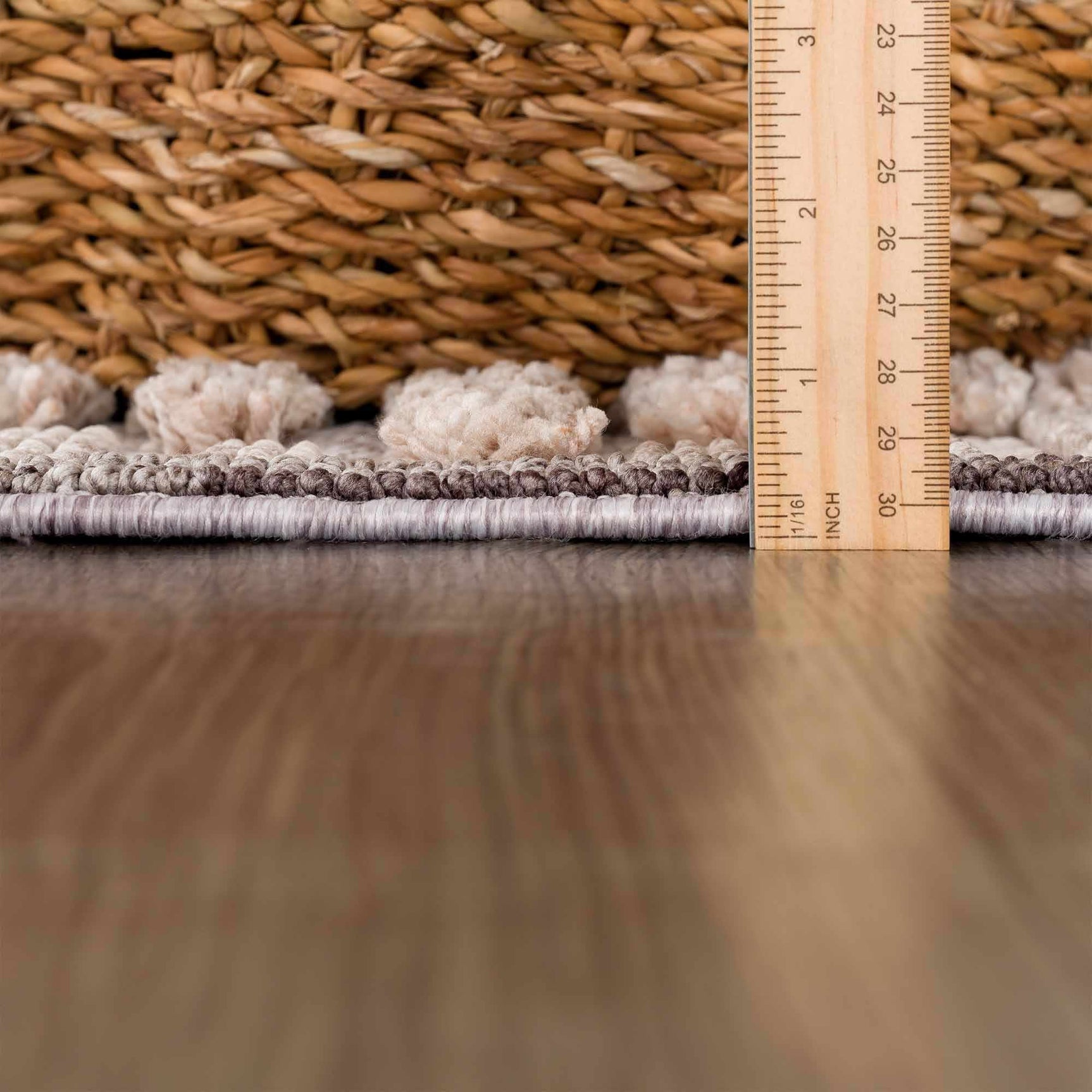 Maulawin Cream High-Low Area Rug - Ornate Home