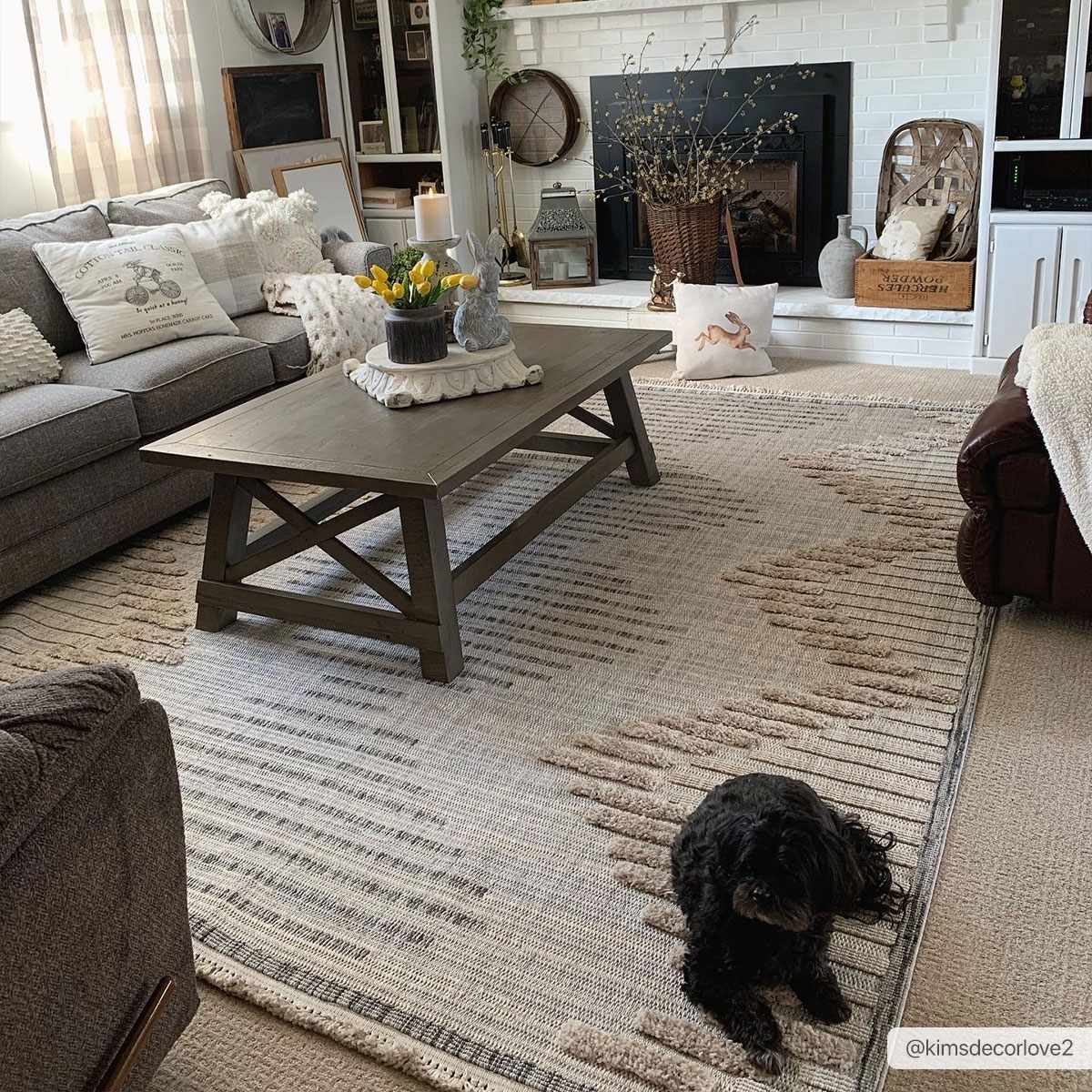Maulawin High-Low Rustic Rug - Ornate Home