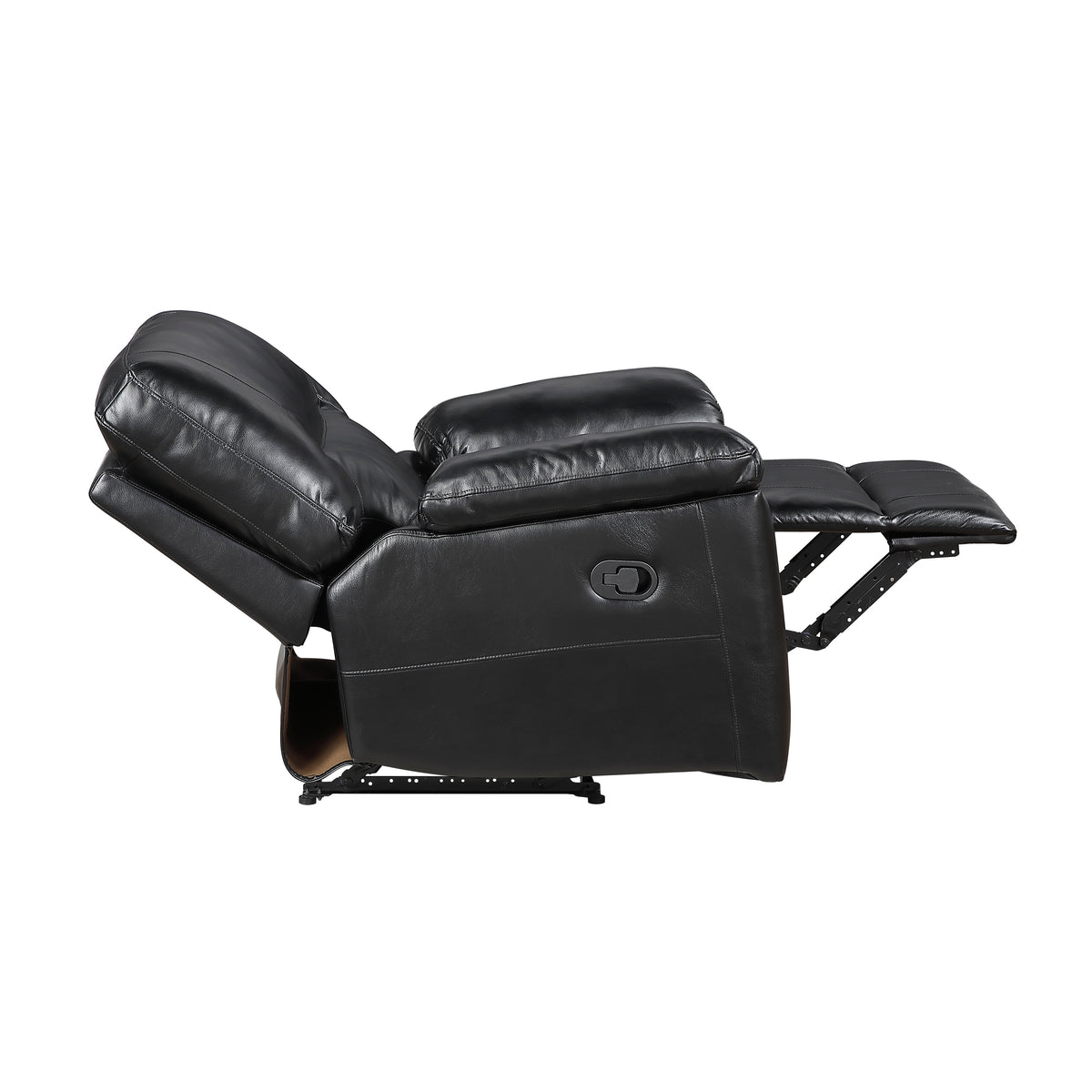 Maverick Black Reclining Chair - Ornate Home