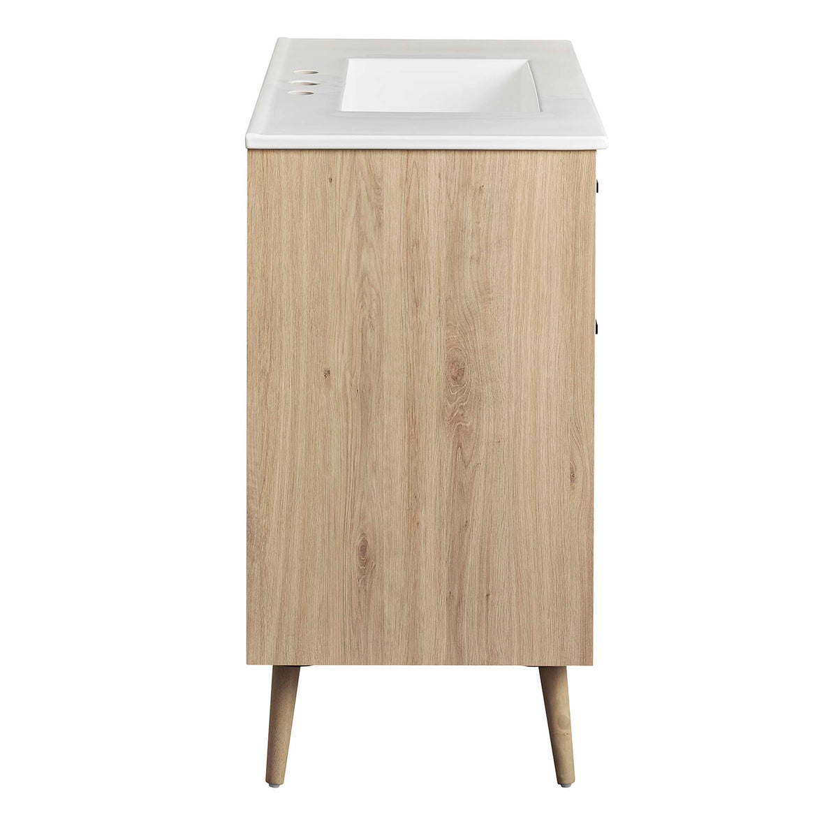 Maverick White/Oak 36" Bathroom Vanity - Ornate Home