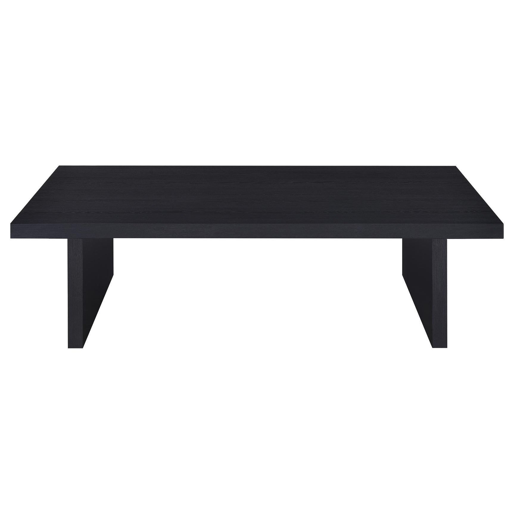 Max Black 2-piece Rectangular Coffee and End Table Set - Ornate Home