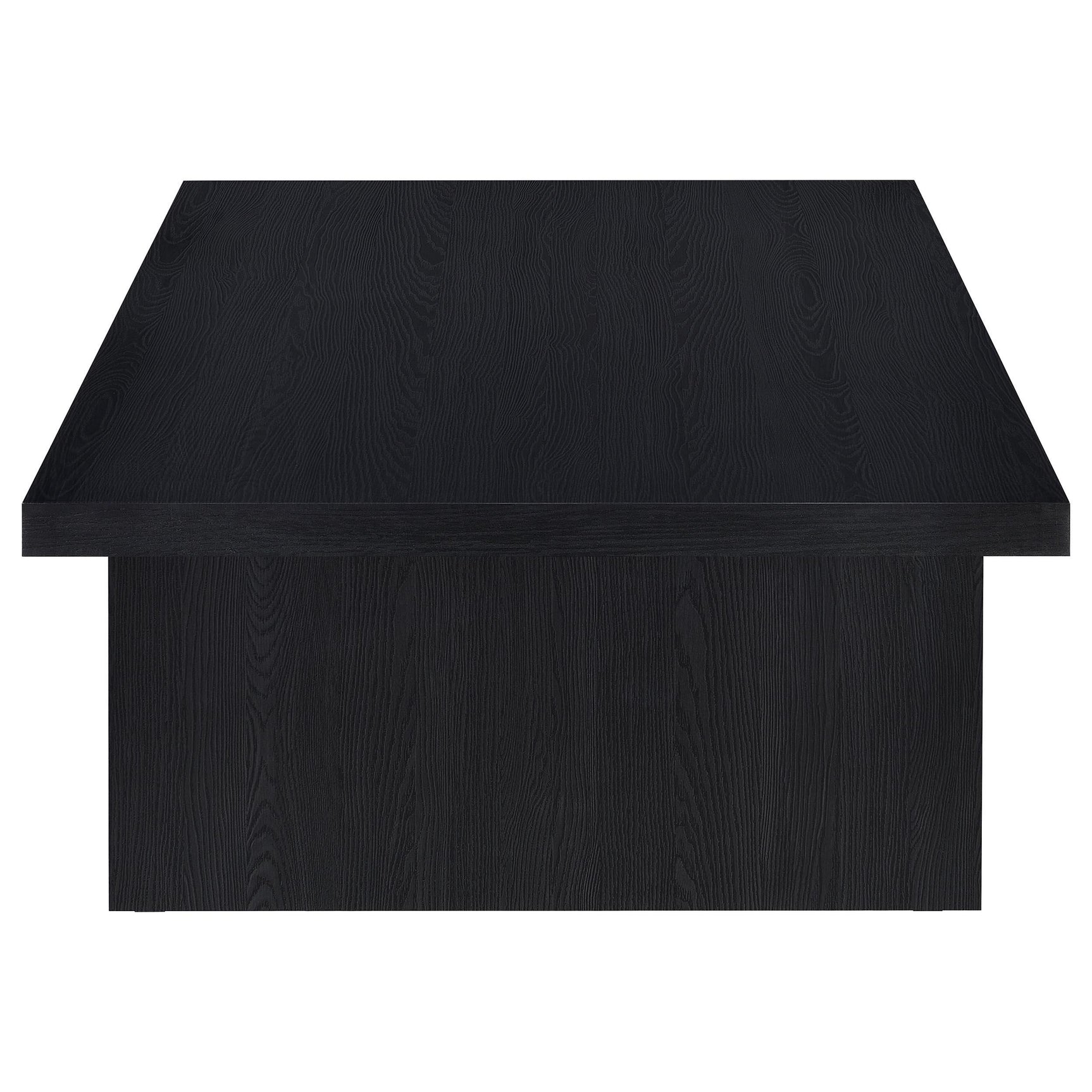 Max Black Rectangular Engineered Laminate Coffee Table - Ornate Home