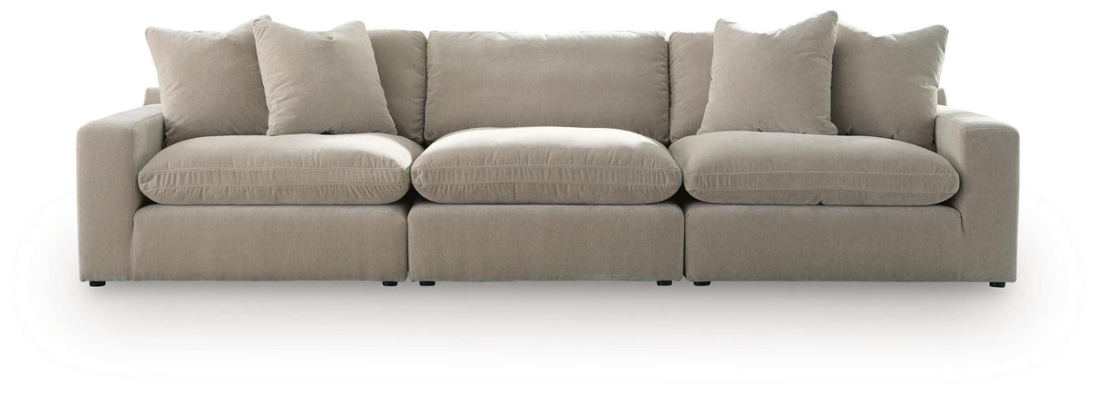 Maxton Heights Pebble 3-Piece Sectional Sofa - Ornate Home