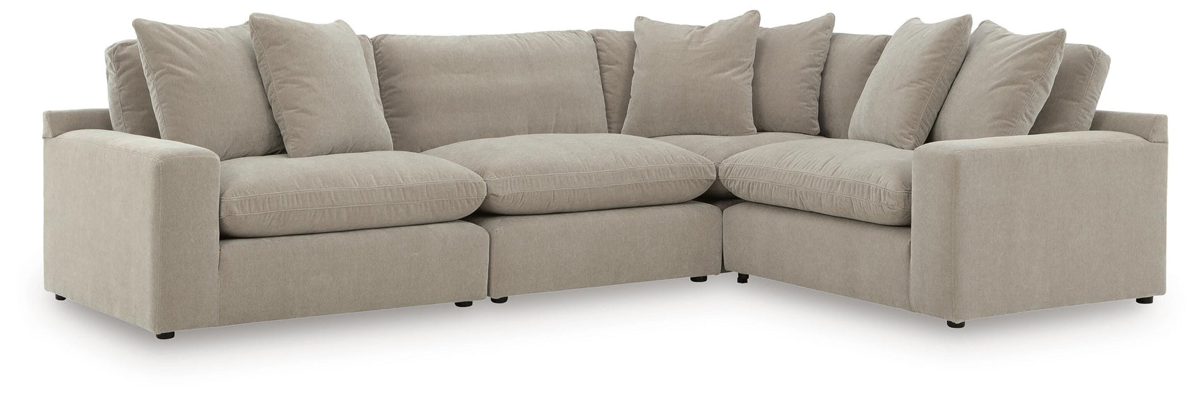 Maxton Heights Pebble 4-Piece Sectional - Ornate Home