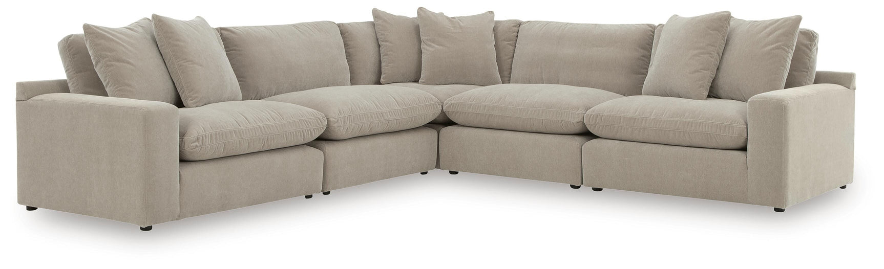 Maxton Heights Pebble 5-Piece Sectional - Ornate Home
