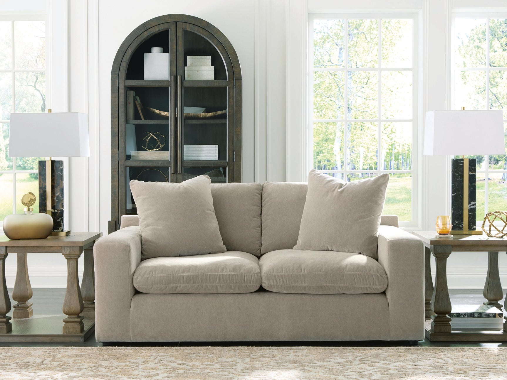 Maxton Heights Pebble Loveseat - Ornate Home