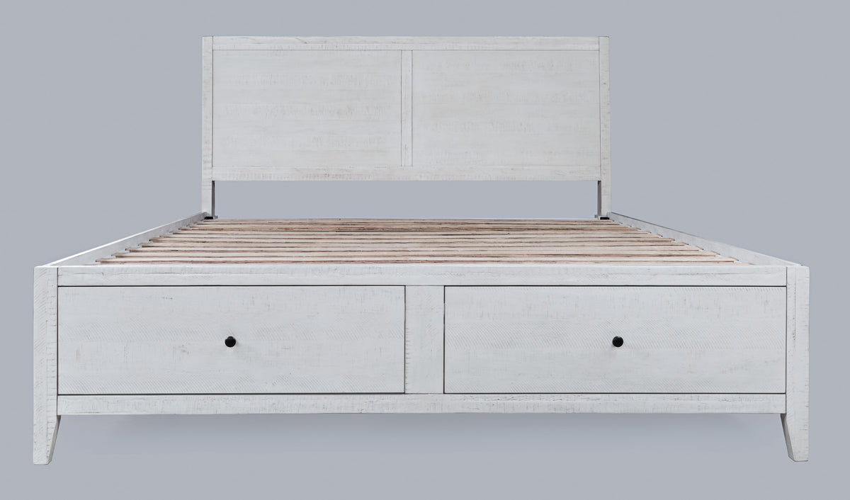 Maxton Ivory King Storage Bed - Ornate Home