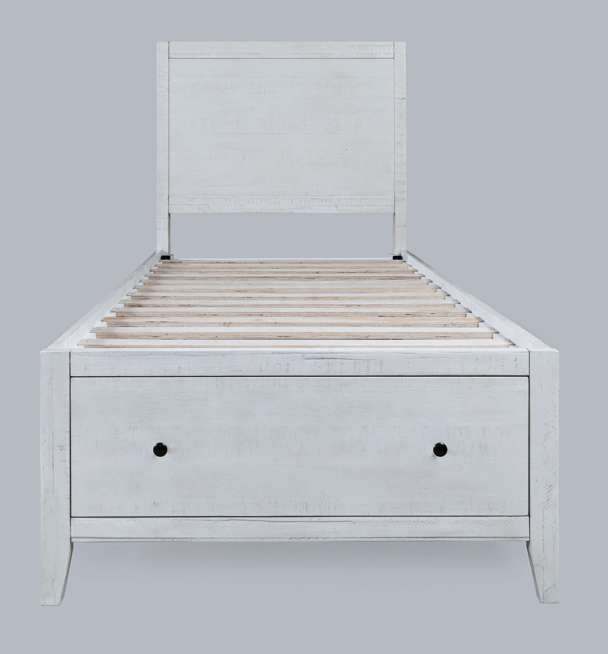 Maxton Ivory Twin Storage Bed - Ornate Home