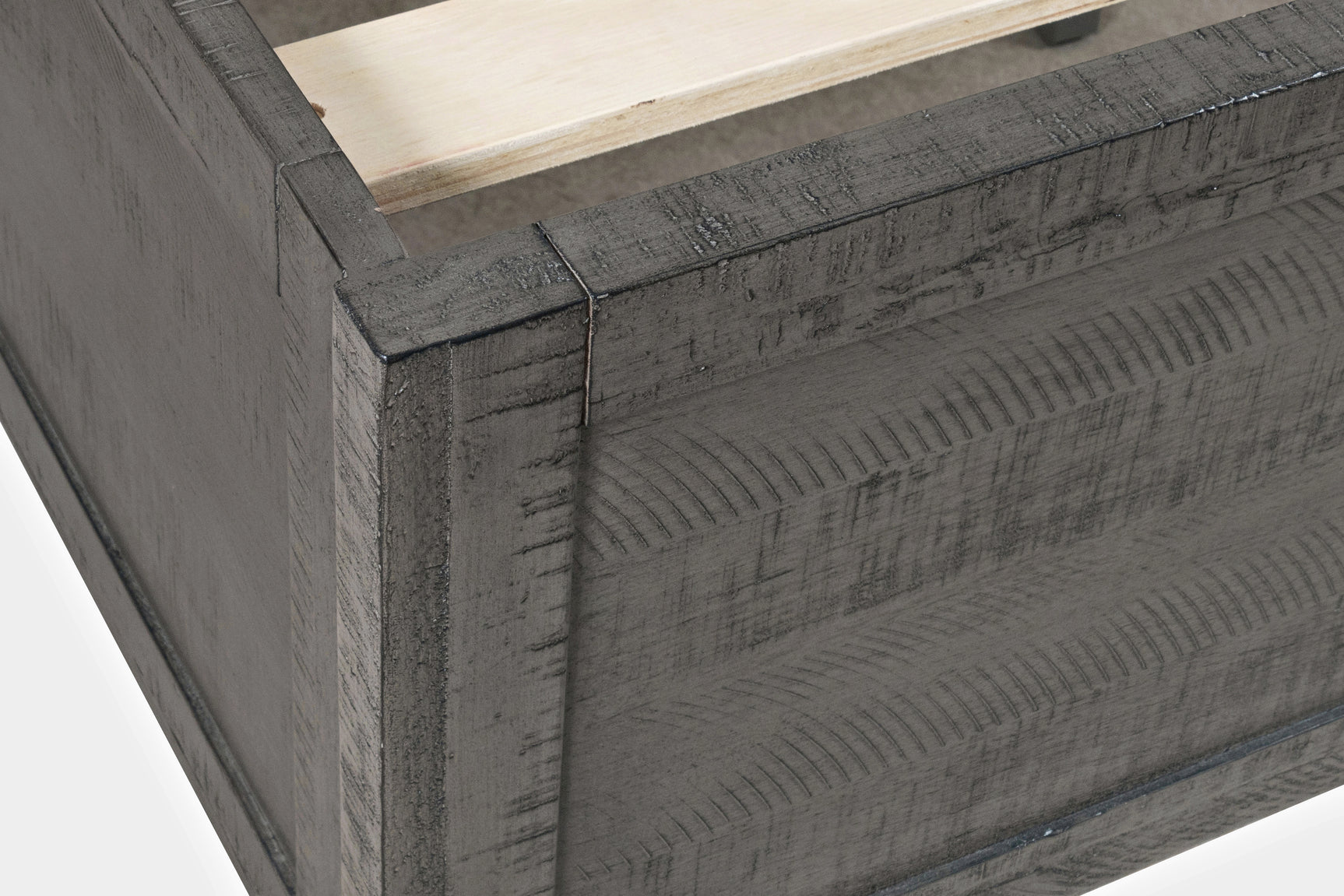 Maxton Stone King Panel Bed - Ornate Home