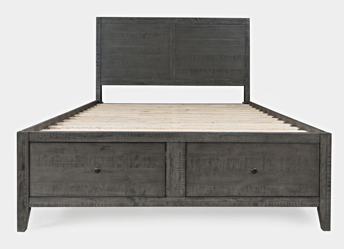 Maxton Stone Queen Storage Bed - Ornate Home