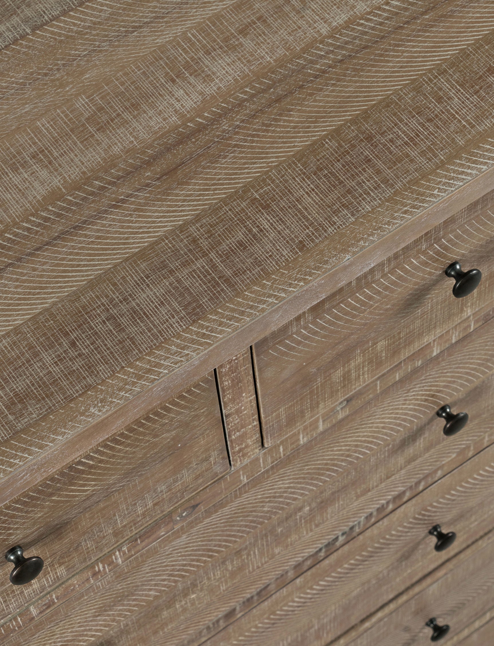 Maxton Wash Brown 6-Drawers Chest - Ornate Home
