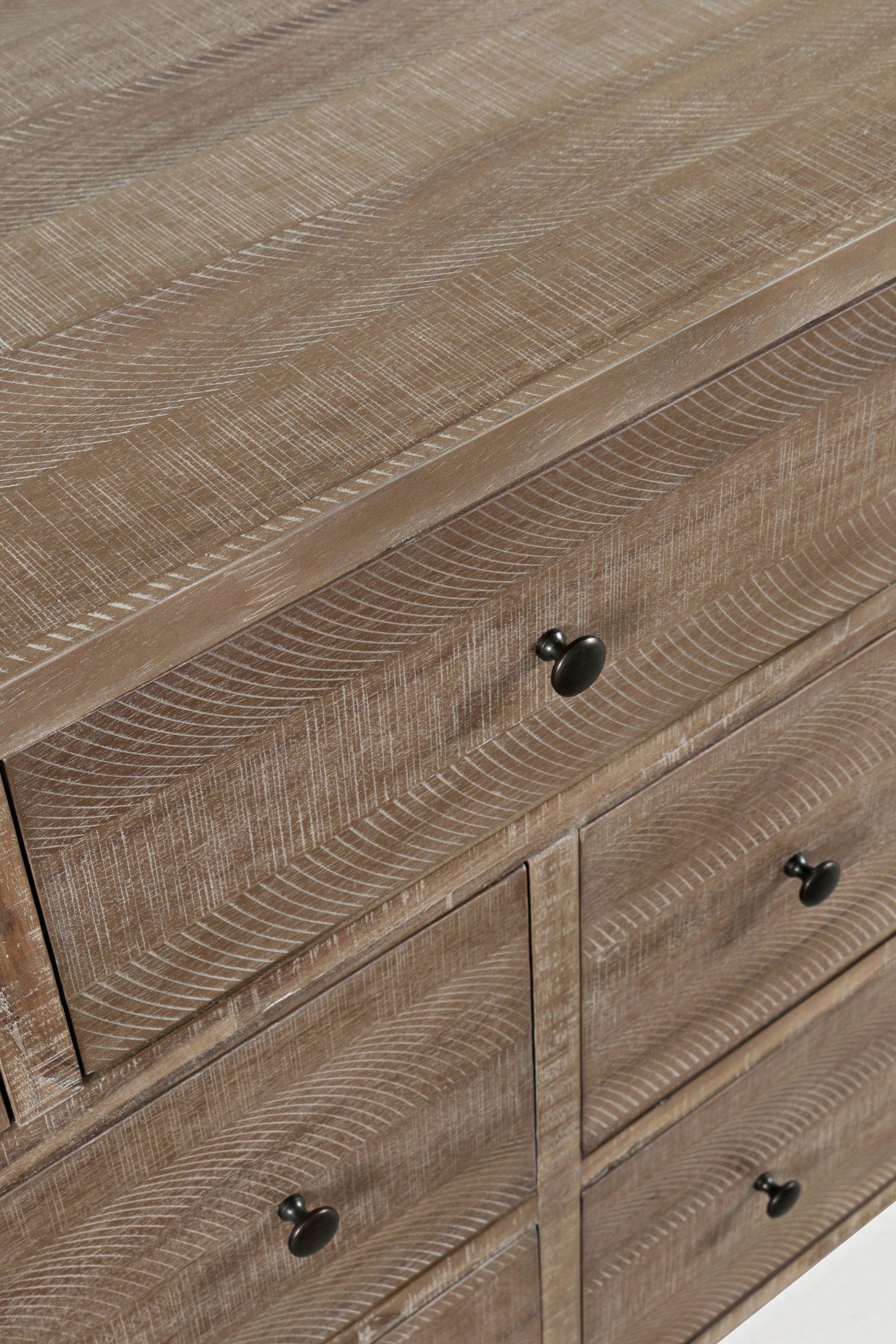 Maxton Wash Brown 7-Drawers Dresser - Ornate Home