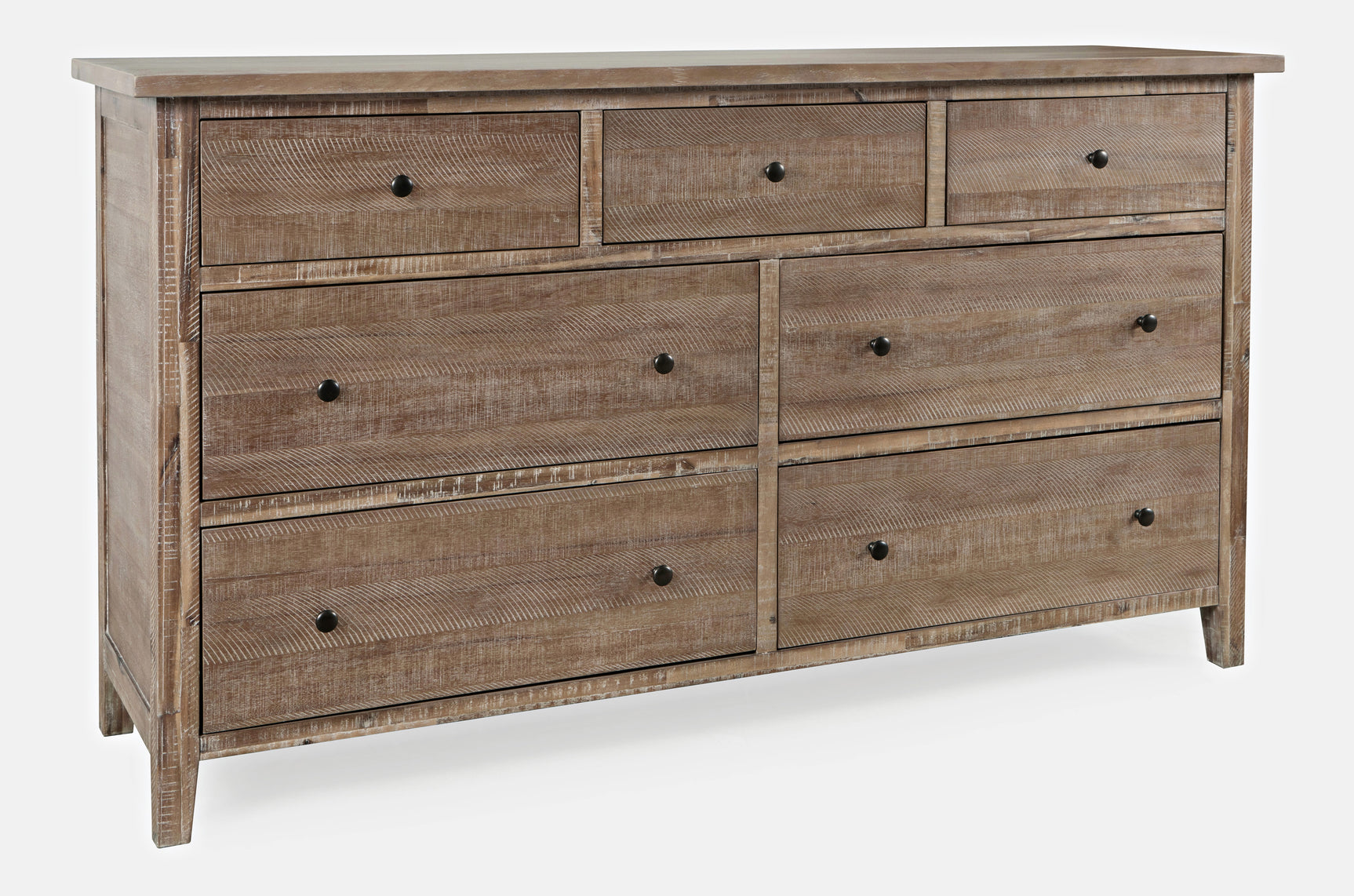 Maxton Wash Brown 7-Drawers Dresser - Ornate Home