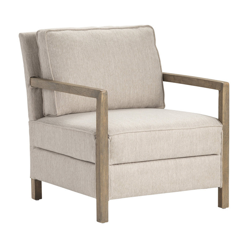 Maxwell Beige/Brown Accent Chair - Ornate Home