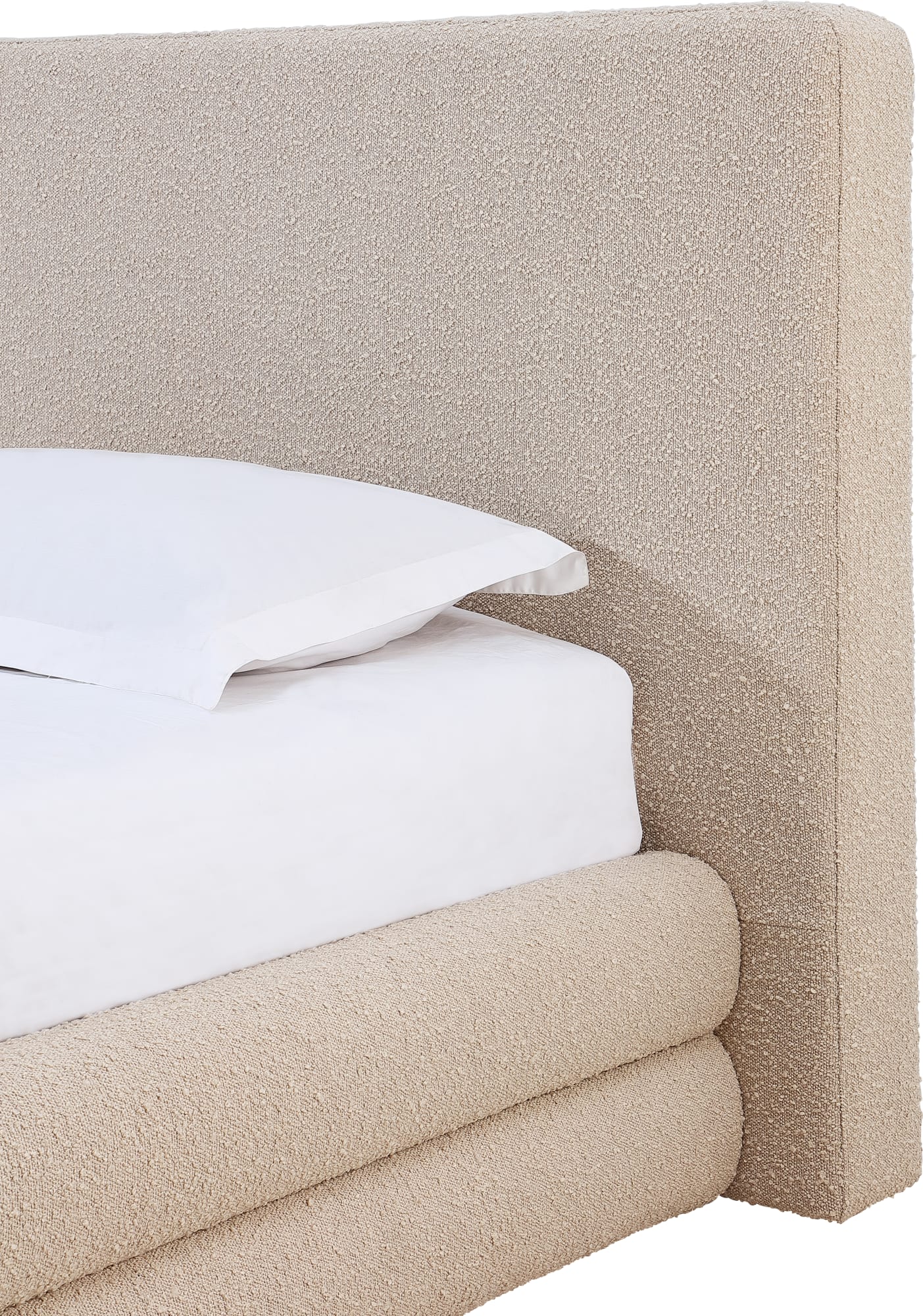 Maya Brun California King Upholstered Platform Bed - Ornate Home