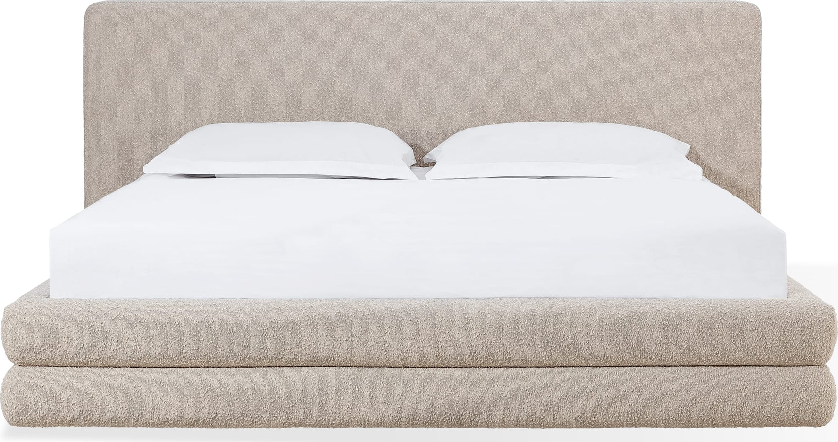 Maya Brun Queen Upholstered Platform Bed - Ornate Home