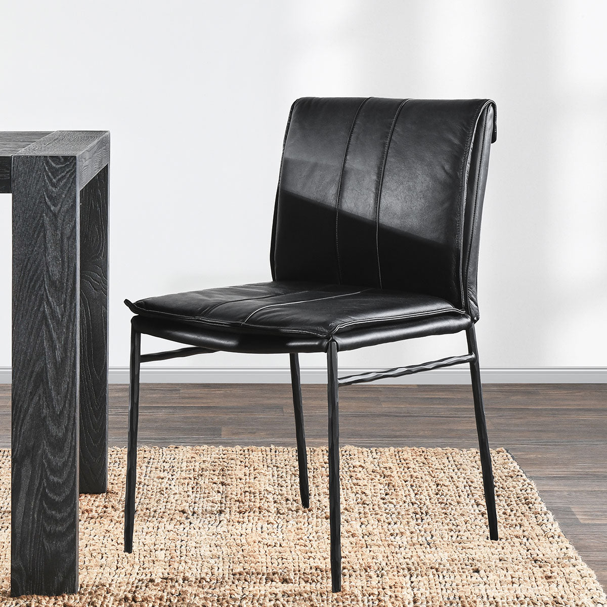 Mayer Black Dining Chair (Set of 2) - Ornate Home