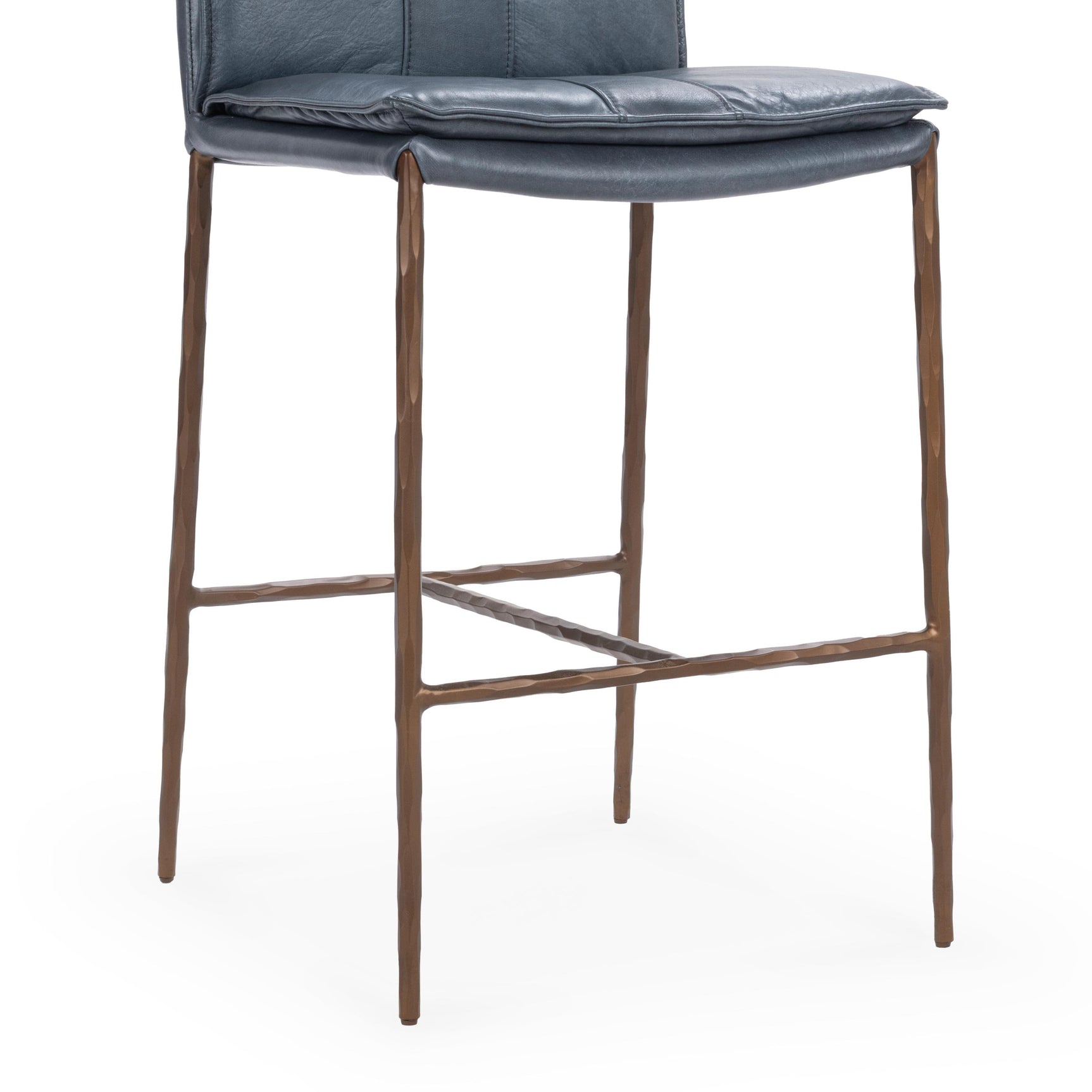 Mayer Ocean Blue Counter Stool - Ornate Home