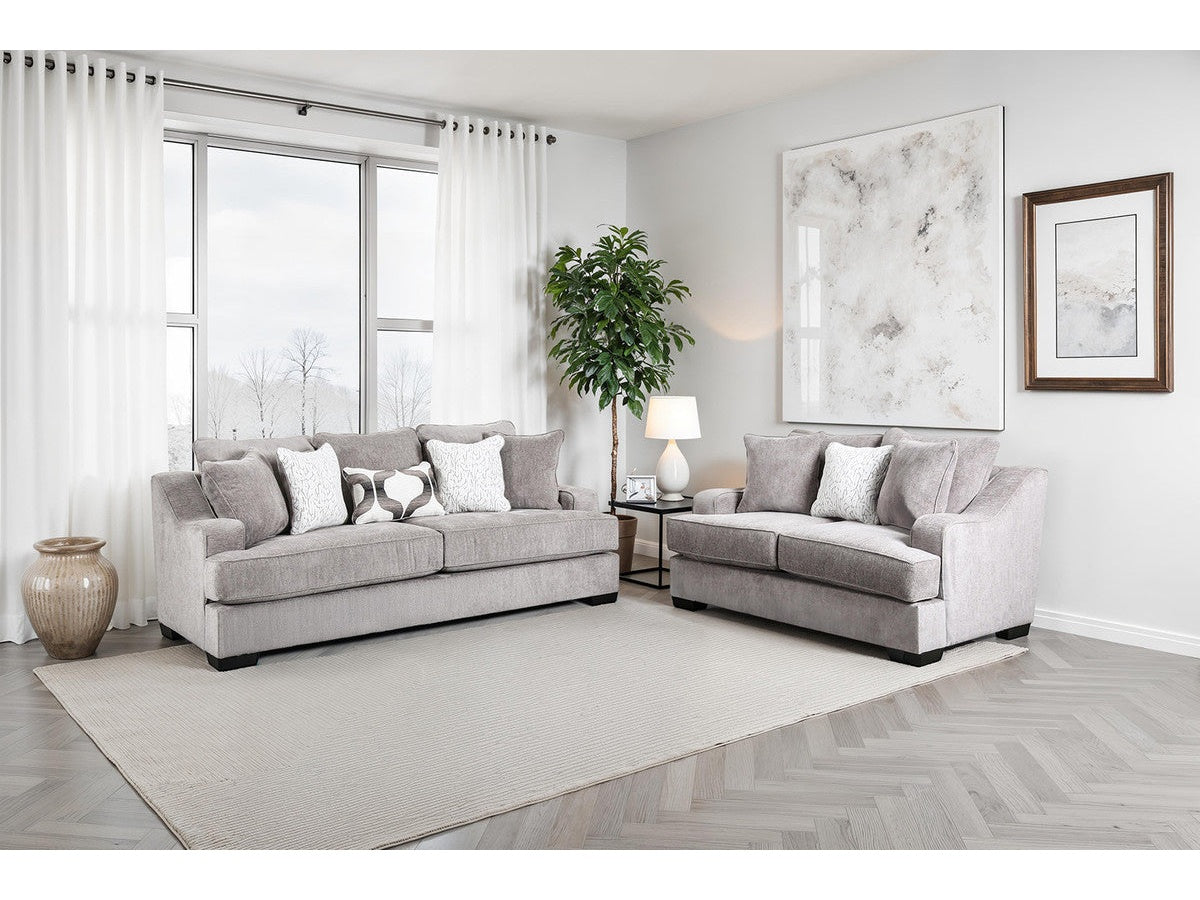 Mayfield Gray Sofa & Loveseat - Ornate Home