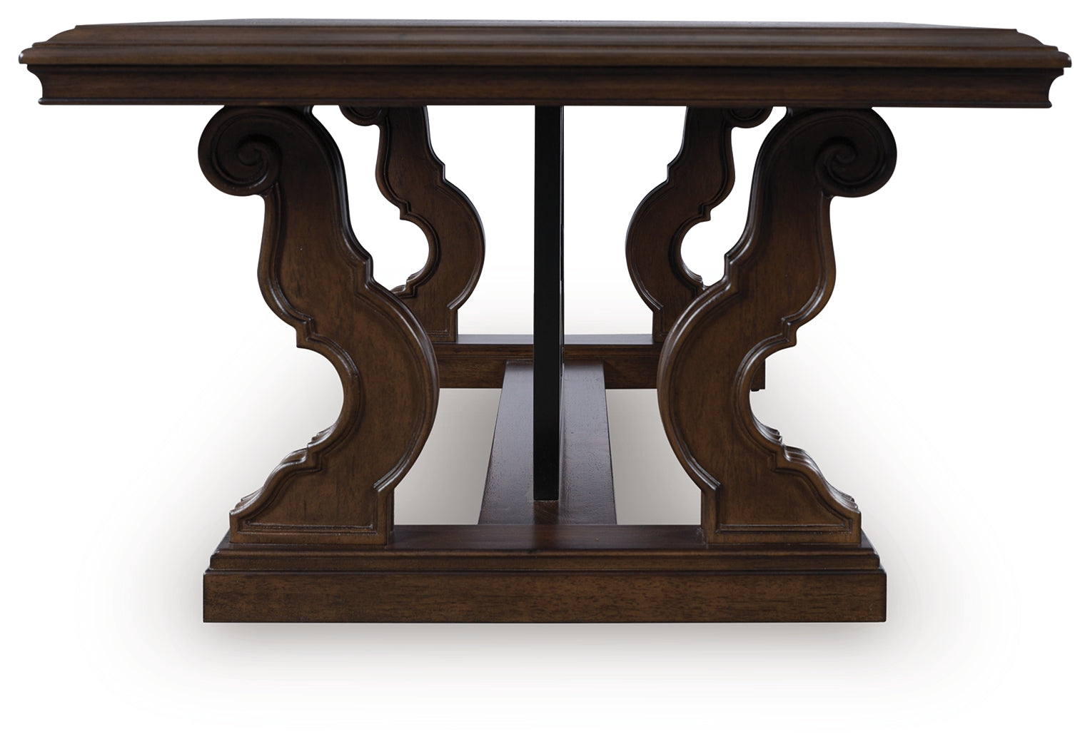 Maylee Dark Brown Rectangular Cocktail Table - Ornate Home