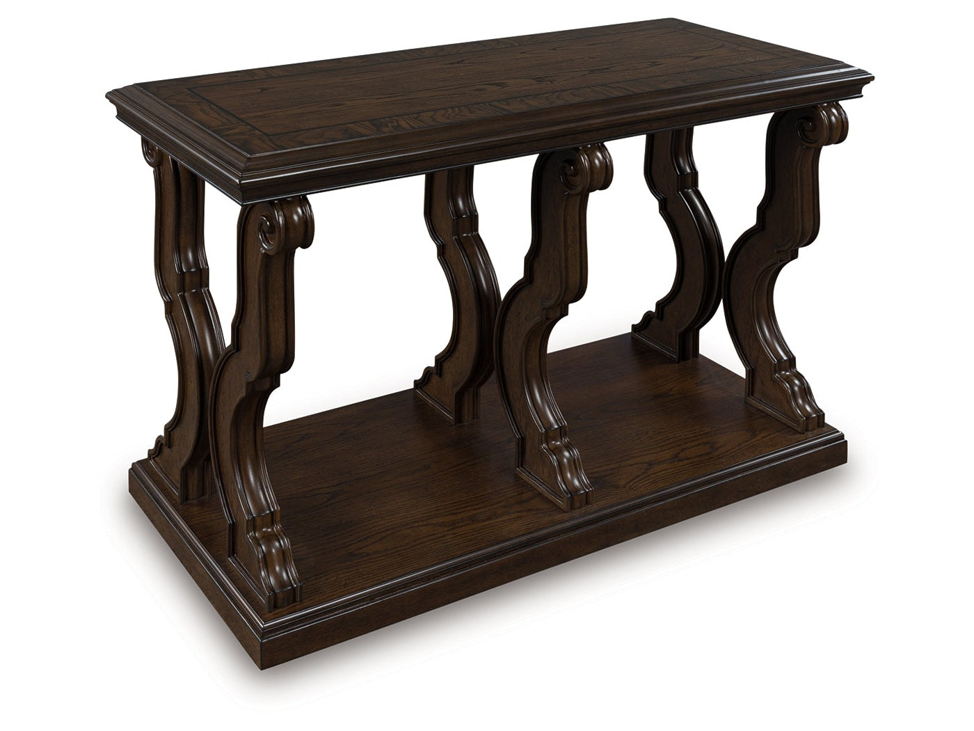 Maylee Dark Brown Sofa Table - Ornate Home
