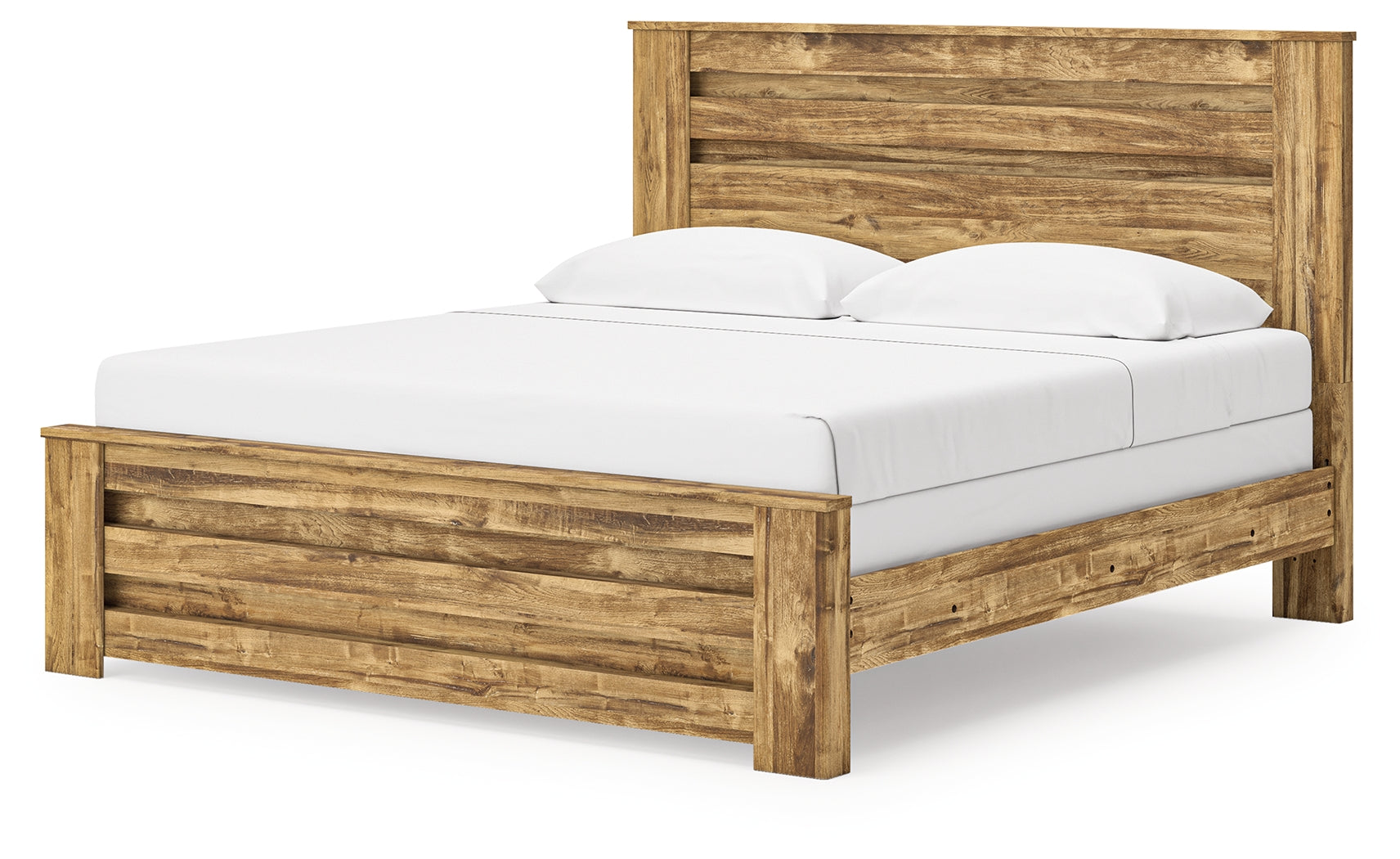 Maystonna Brown King Panel Bed (Online Special Price) - Ornate Home