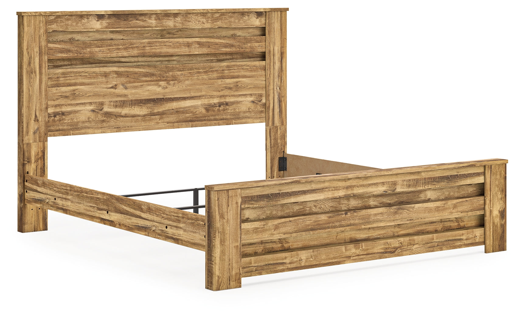 Maystonna Brown King Panel Bed - Ornate Home