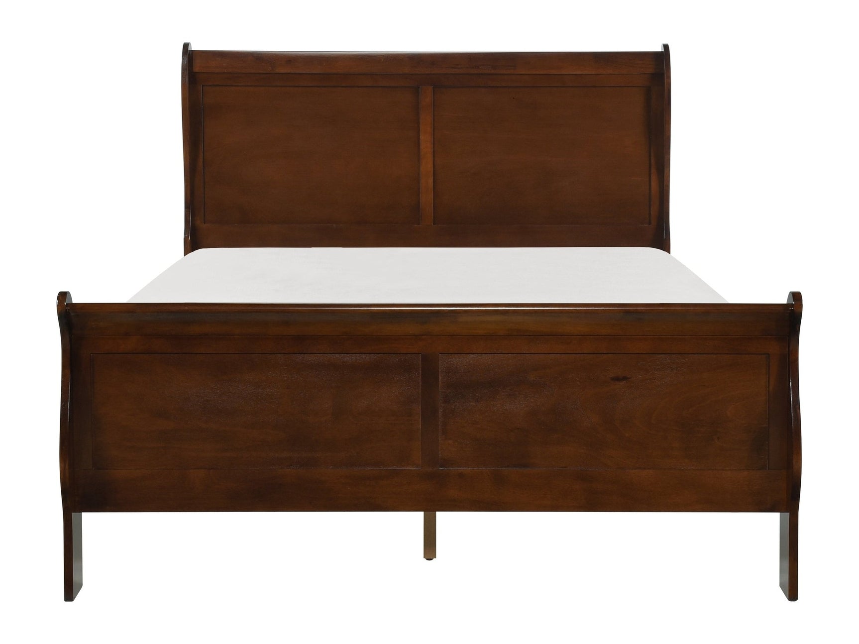 Mayville Brown Cherry Eastern King Bed - Ornate Home